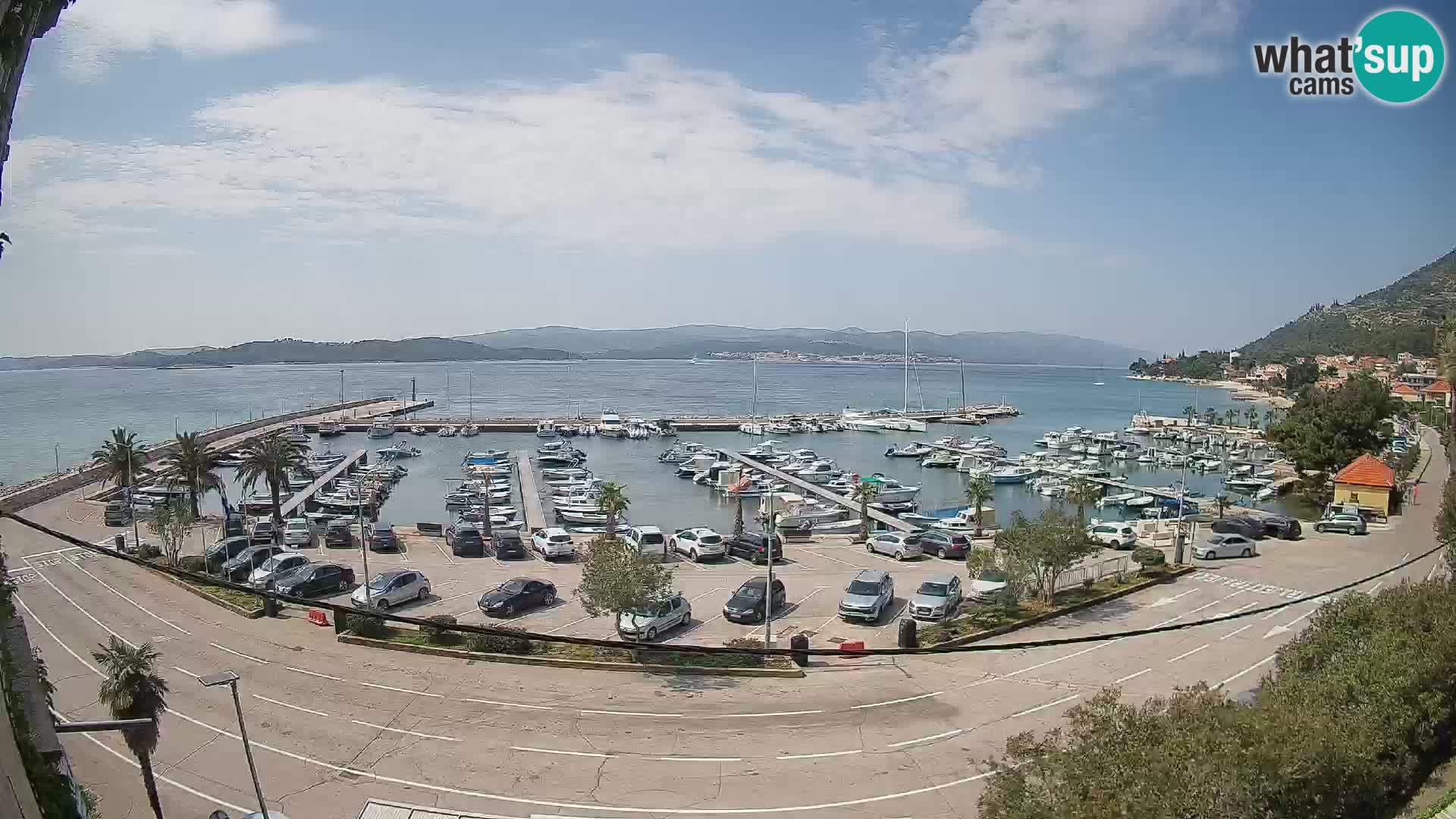 Web kamera Orebić Riva – Trajekt za Korčulu uživo