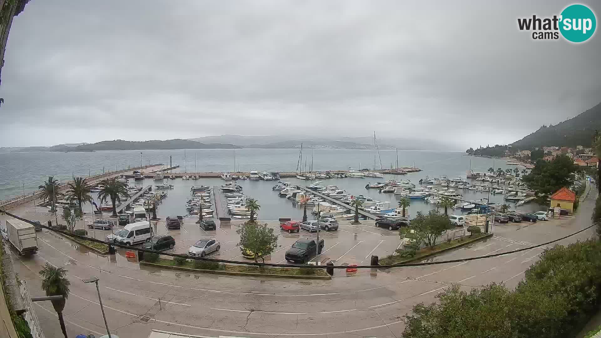 Webcam Orebić Riva – Ferry to Korčula Live