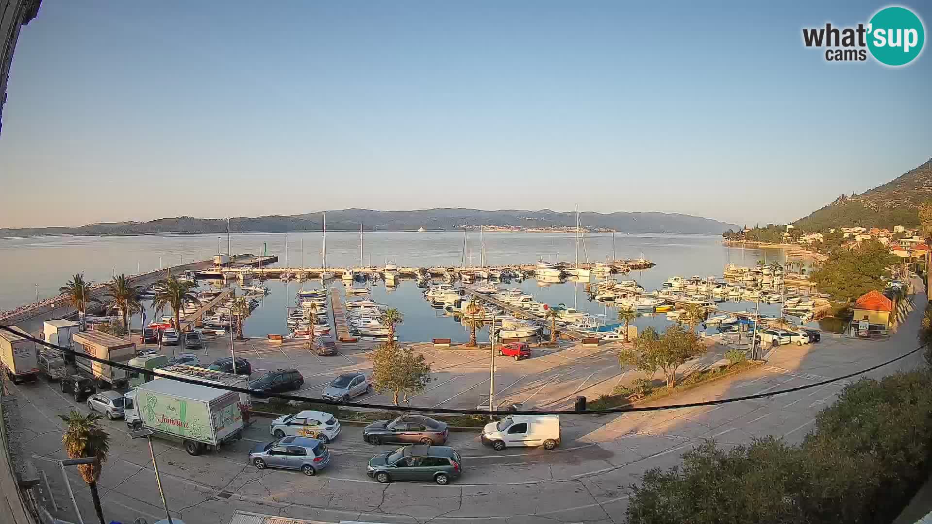 Webcam Orebić Uferpromenade – Fähre nach Korčula Live