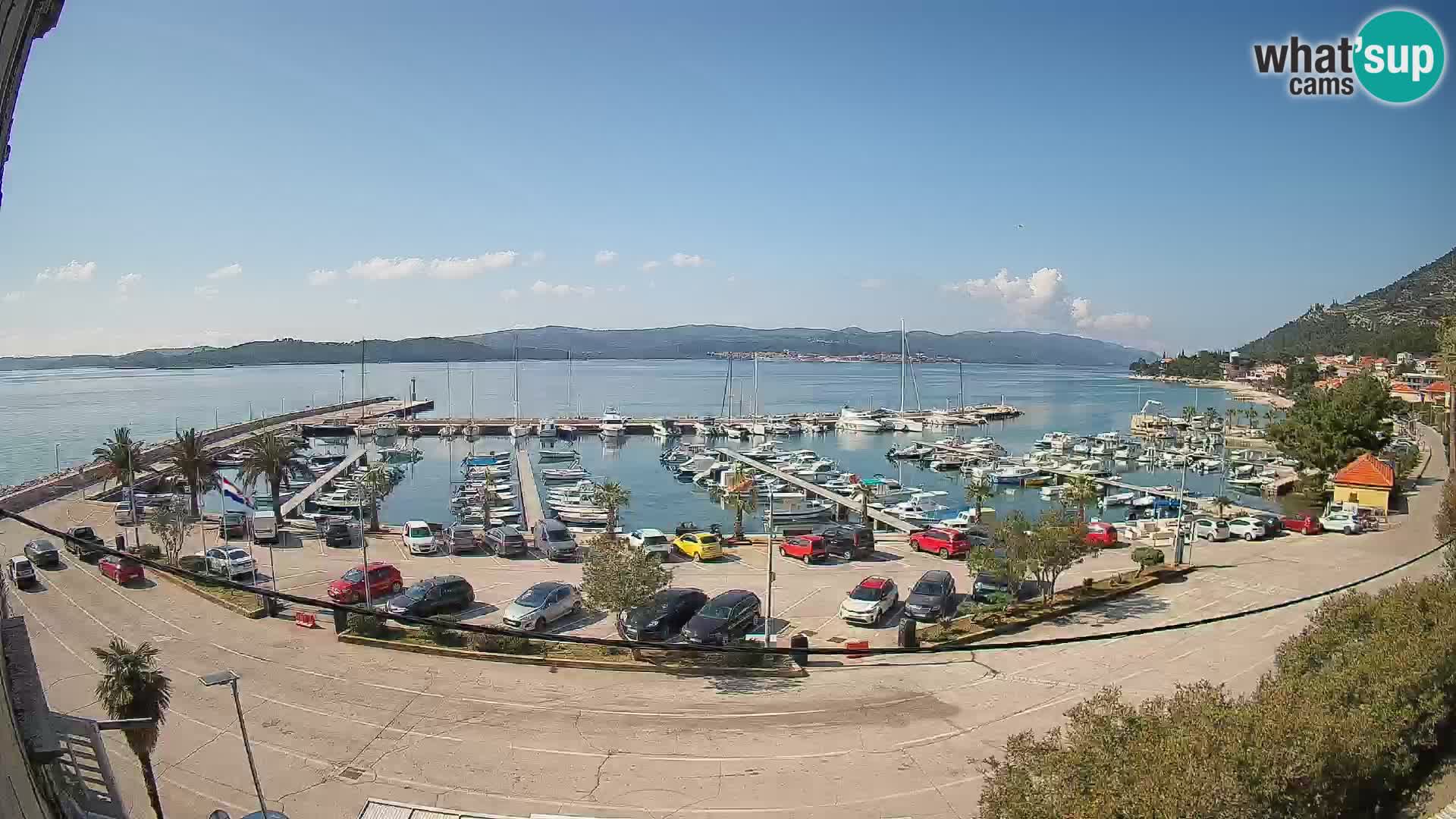 Webcam Orebić Riva – Ferry to Korčula Live