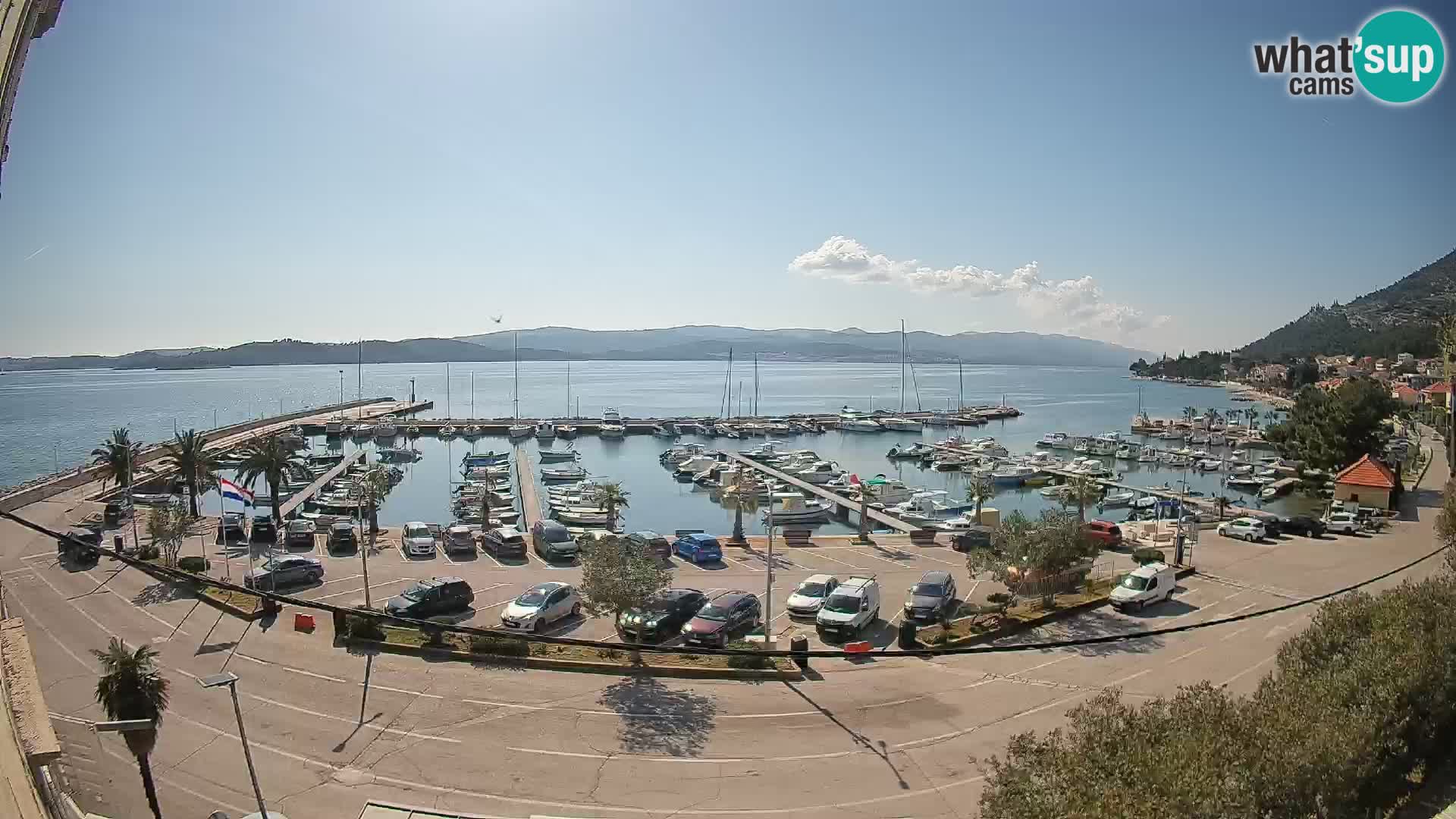 Webcam Orebić Riva – Ferry to Korčula Live