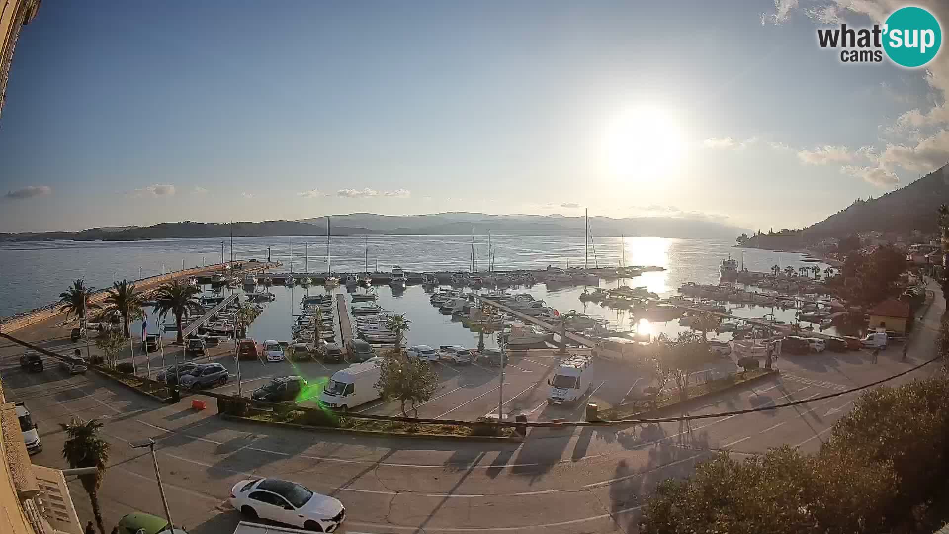 Webcam Orebić Riva – Ferry vers Korčula en direct