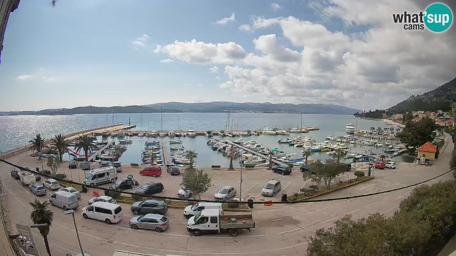 Webcam Orebić Riva – Ferry a Korčula en vivo