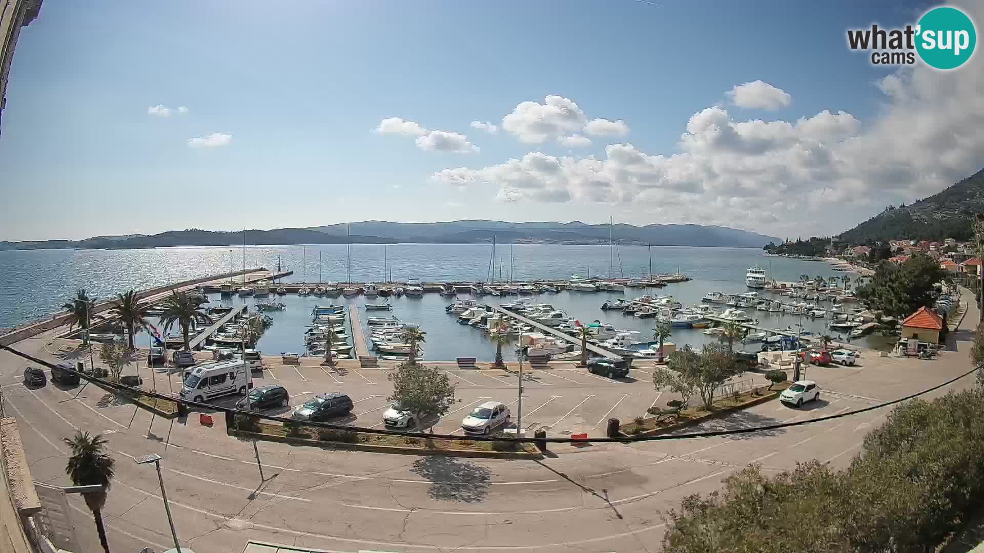 Webcam Orebić Uferpromenade – Fähre nach Korčula Live