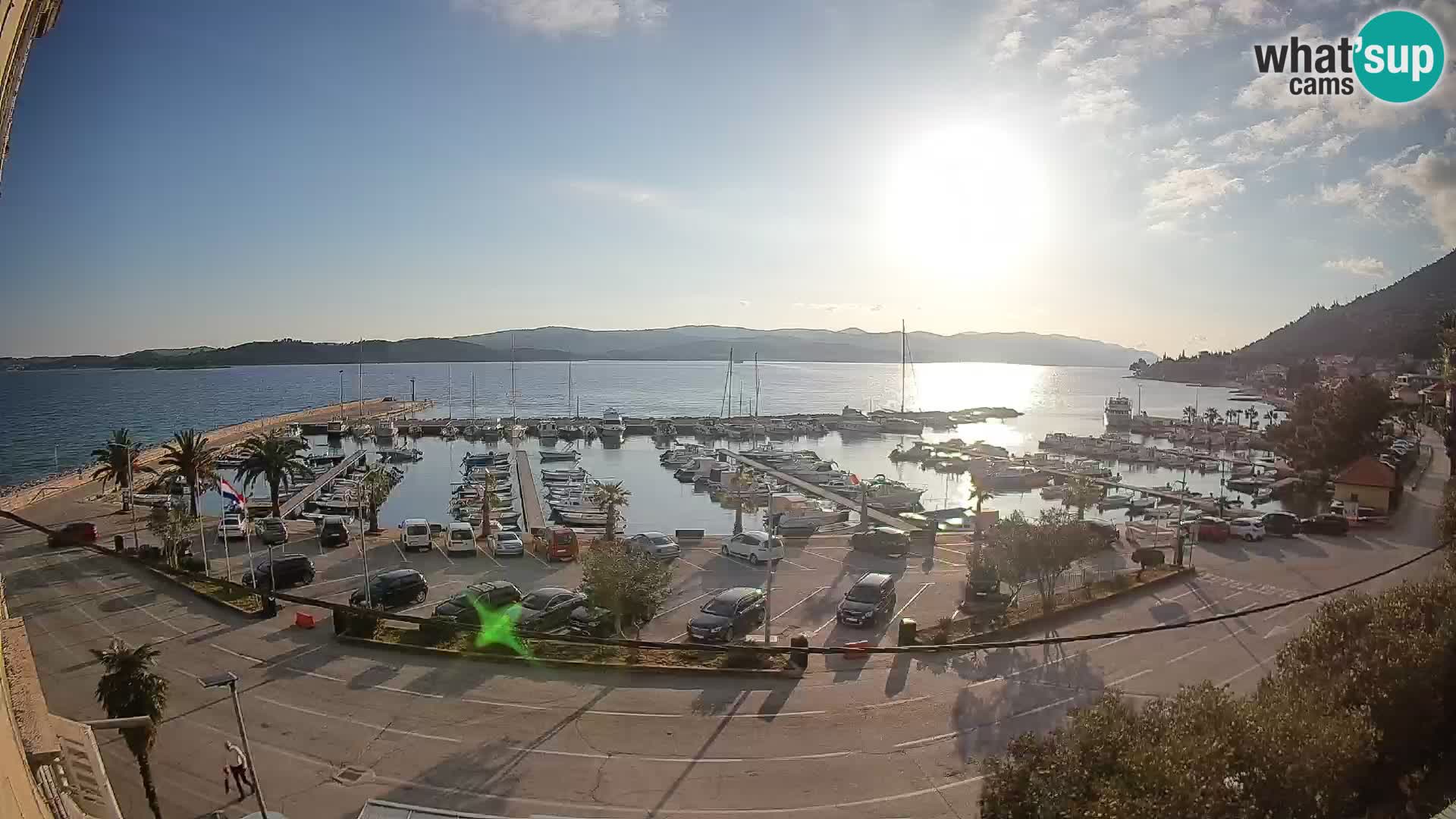 Web kamera Orebić Riva – Trajekt za Korčulu uživo