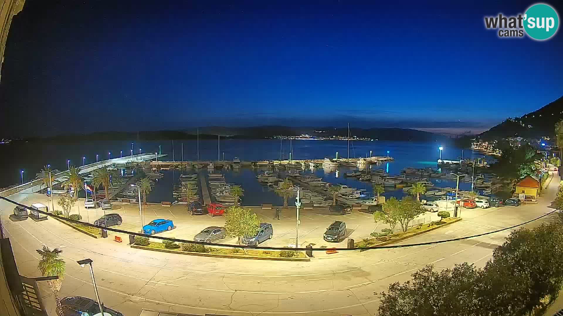 Webcam Orebić Uferpromenade – Fähre nach Korčula Live