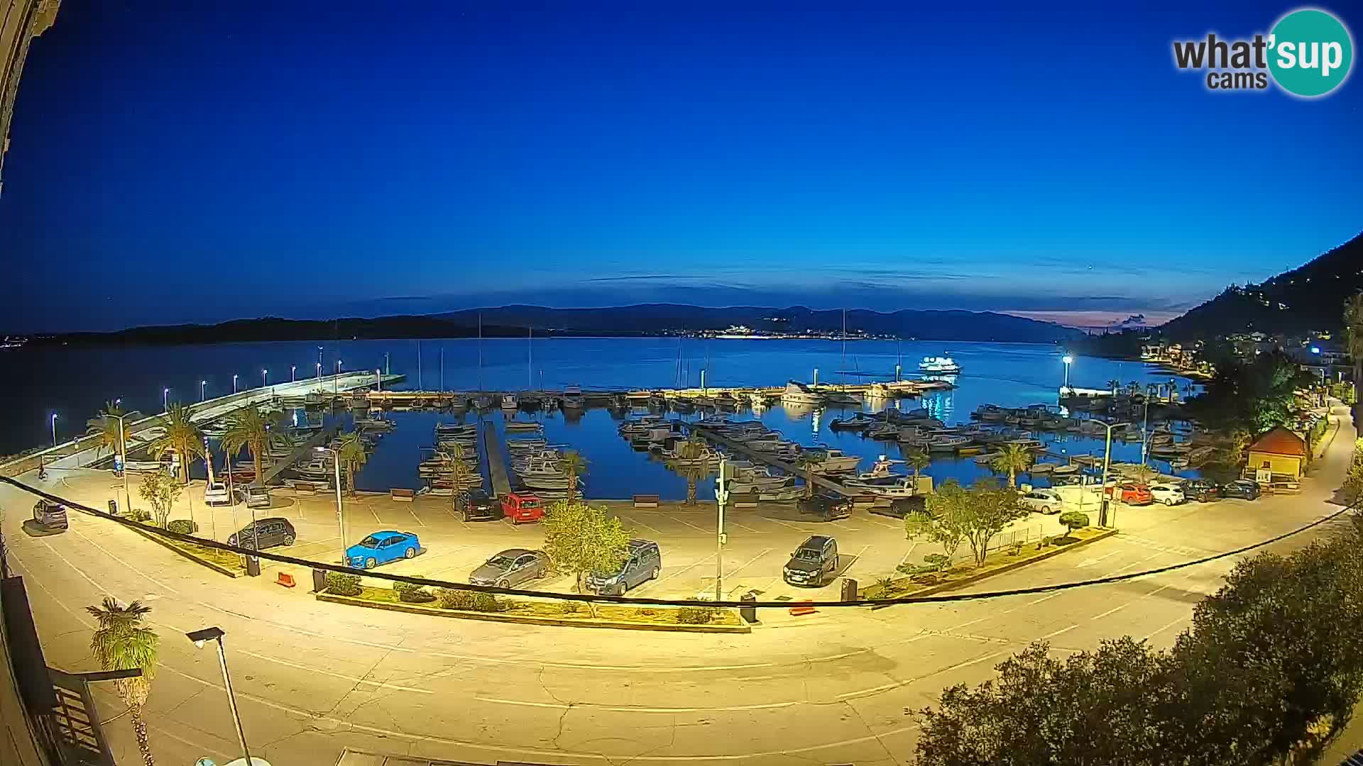 Webcam Orebić Uferpromenade – Fähre nach Korčula Live