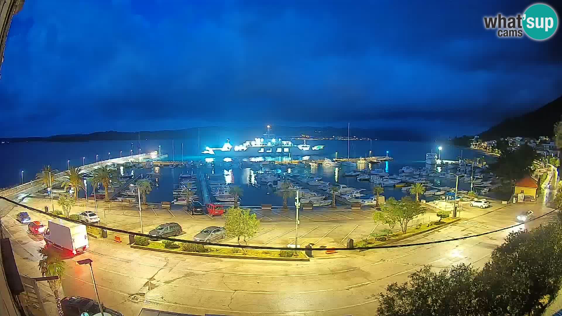 Webcam Orebić Riva – Ferry to Korčula Live