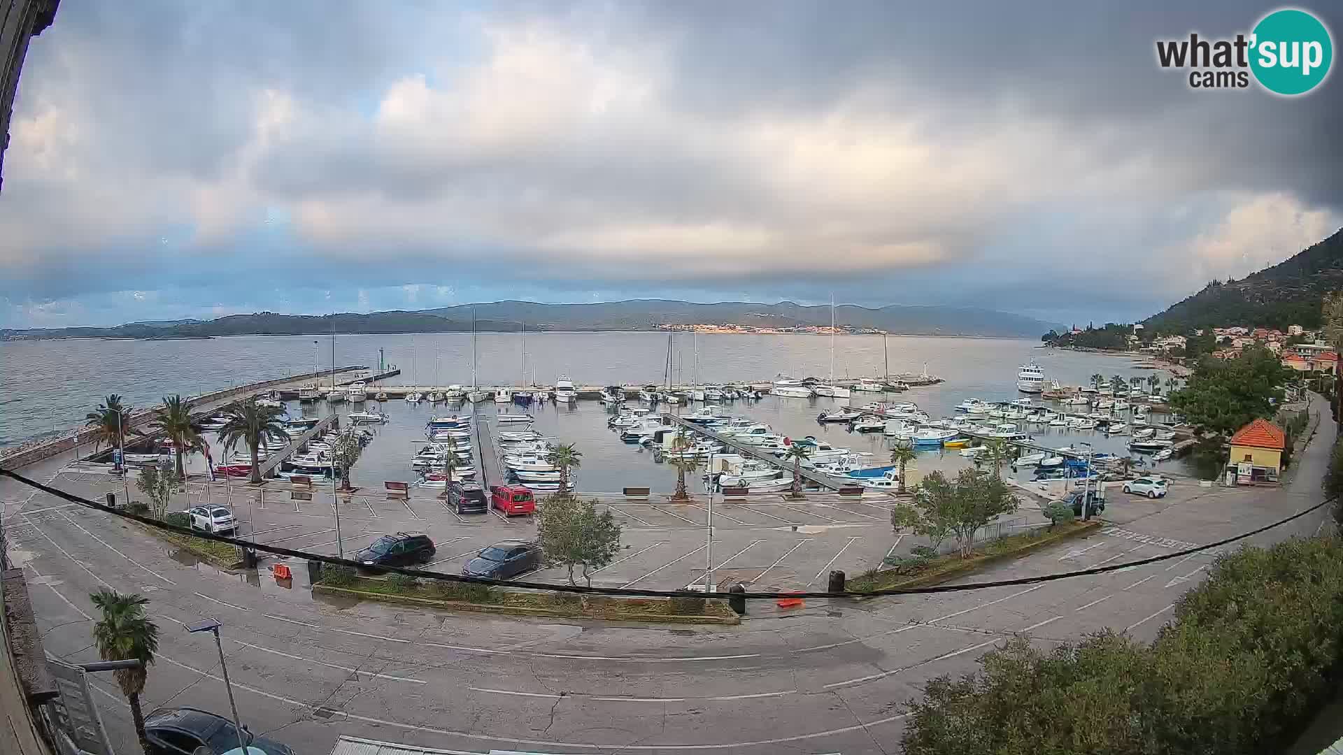Webcam Orebić Riva – Ferry to Korčula Live