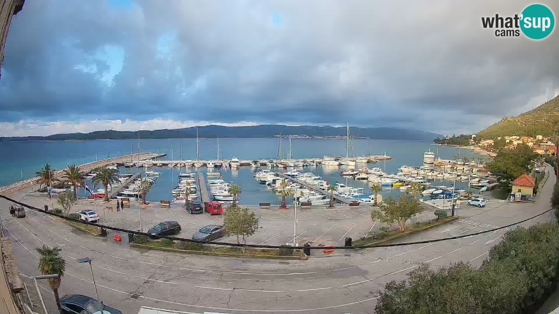 Webcam Orebić Riva – Ferry to Korčula Live