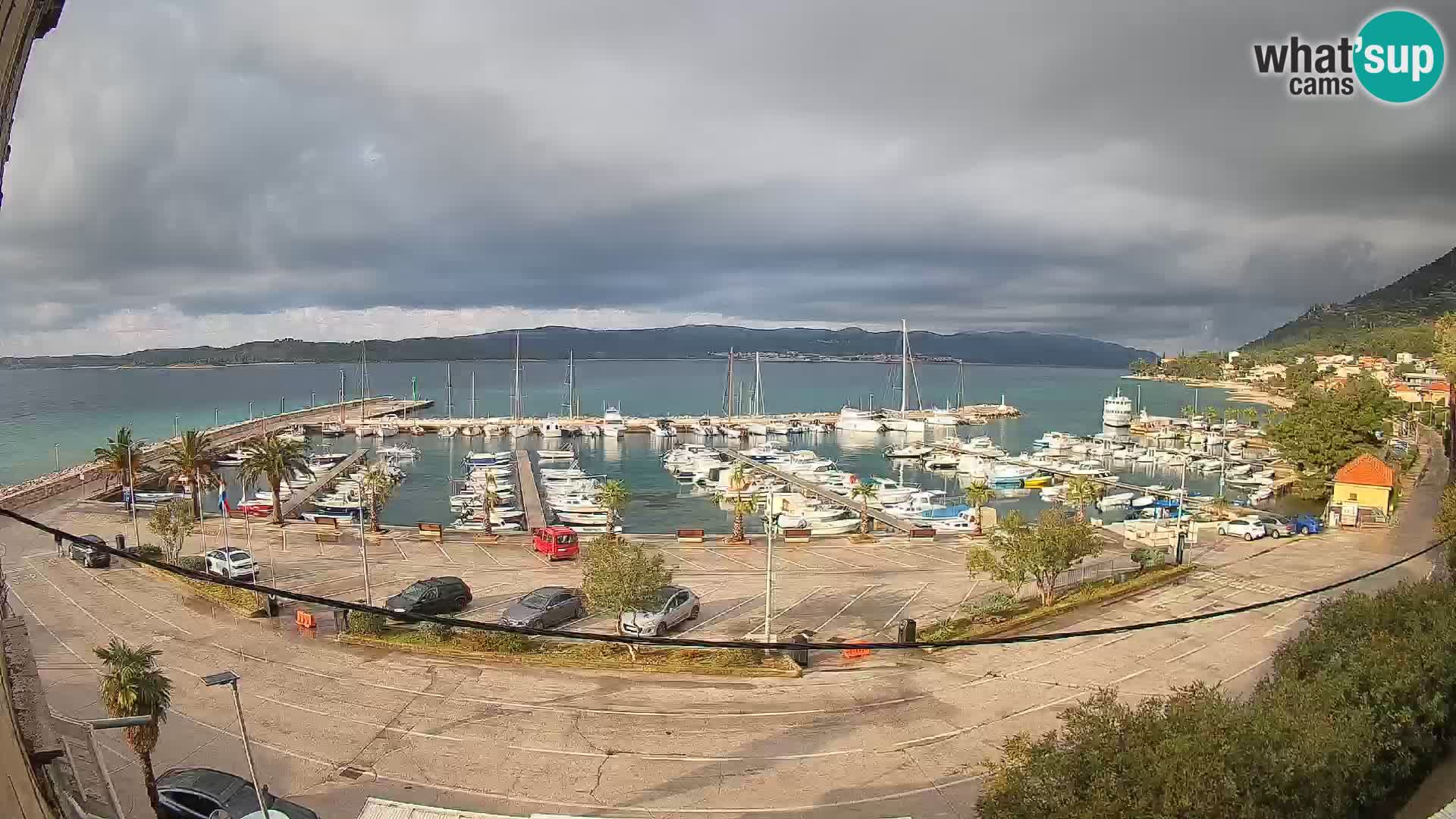 Webcam Orebić Riva – Ferry to Korčula Live