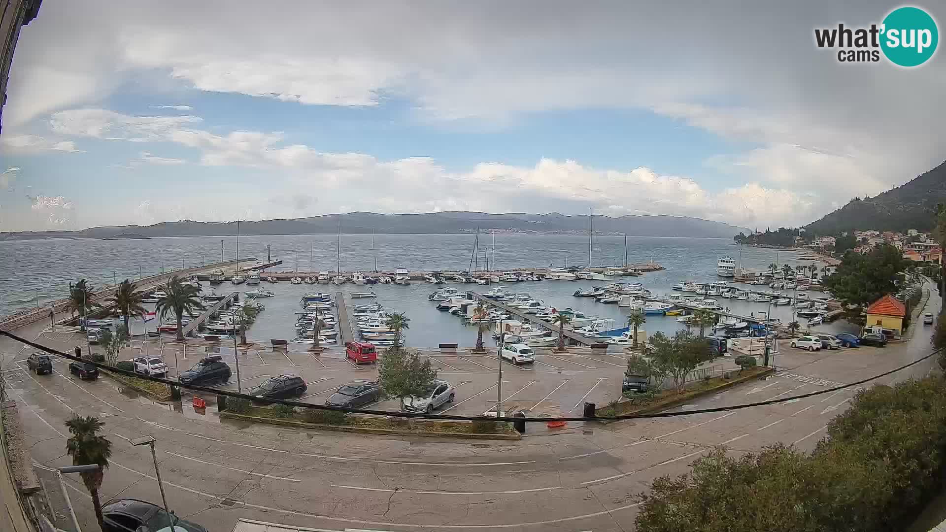 Webcam Orebić Riva – Ferry vers Korčula en direct