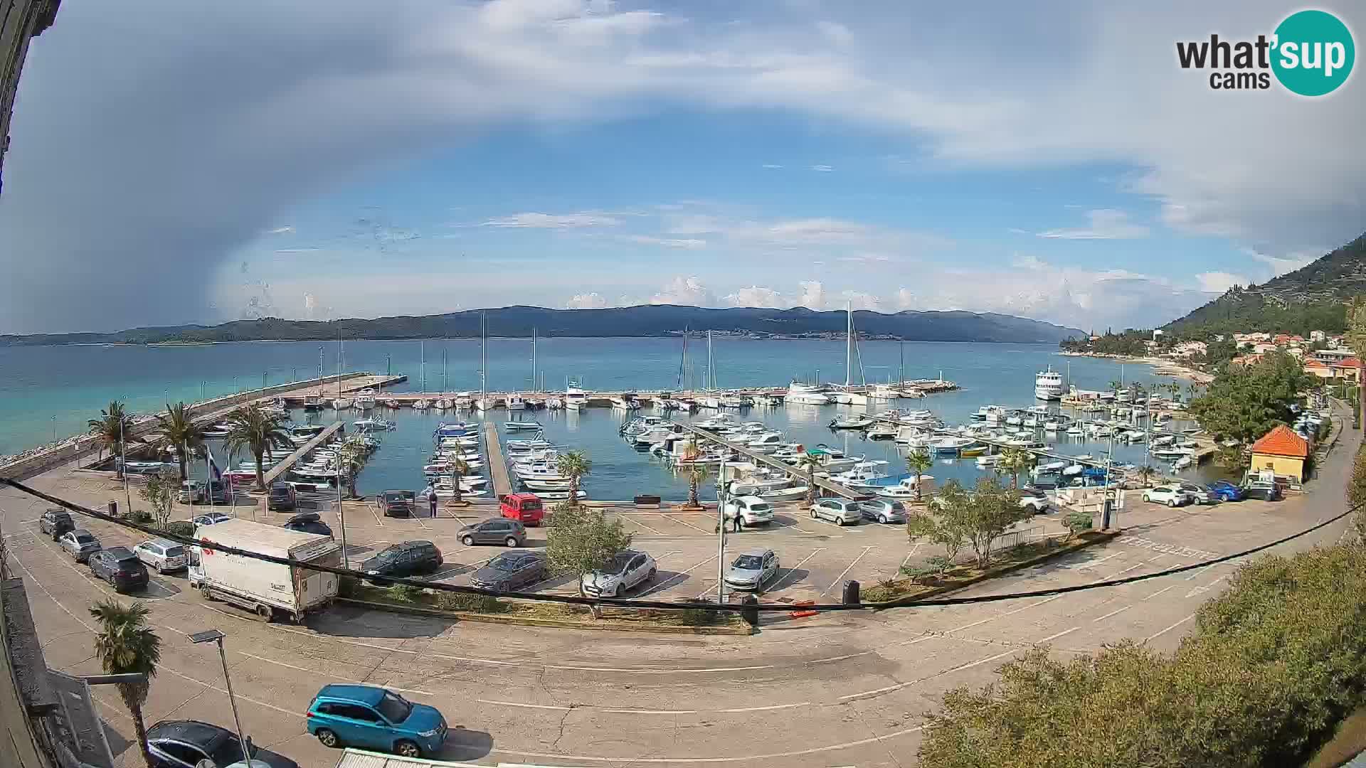 Webcam Orebić Riva – Ferry to Korčula Live