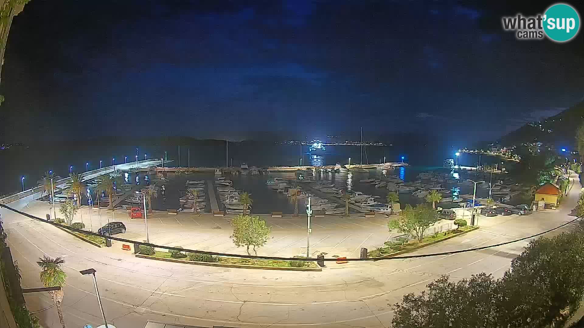 Webcam Orebić Riva – Ferry to Korčula Live