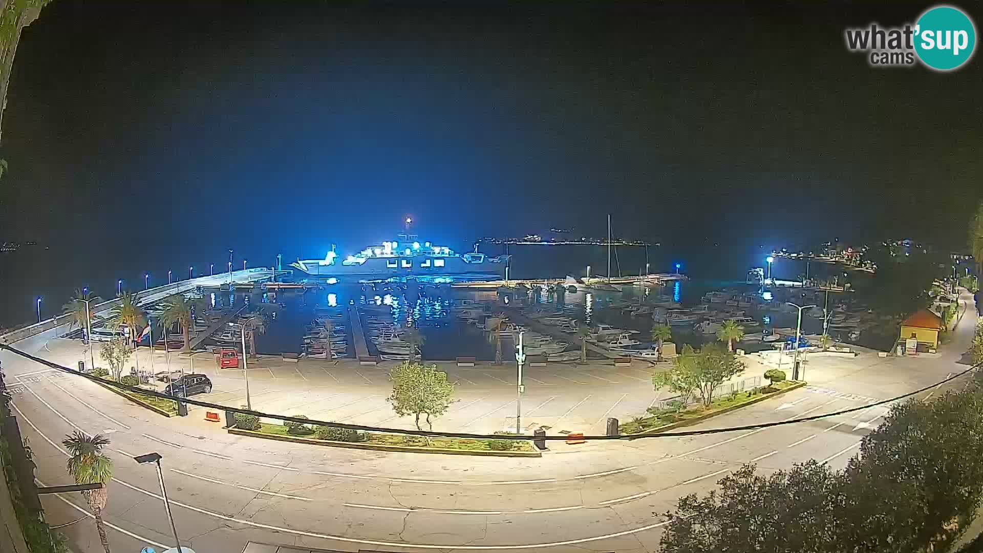 Webcam Orebić Riva – Ferry a Korčula en vivo