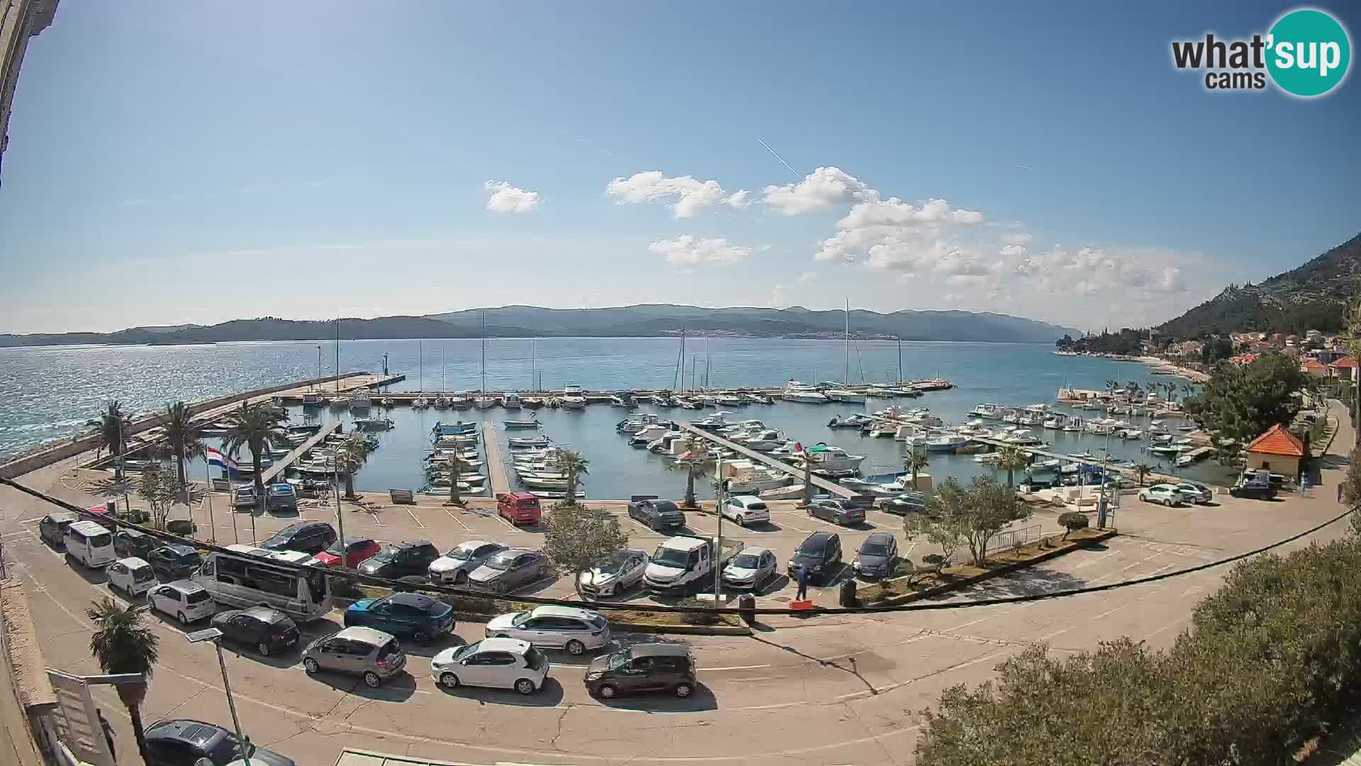 Webcam Orebić Riva – Ferry to Korčula Live
