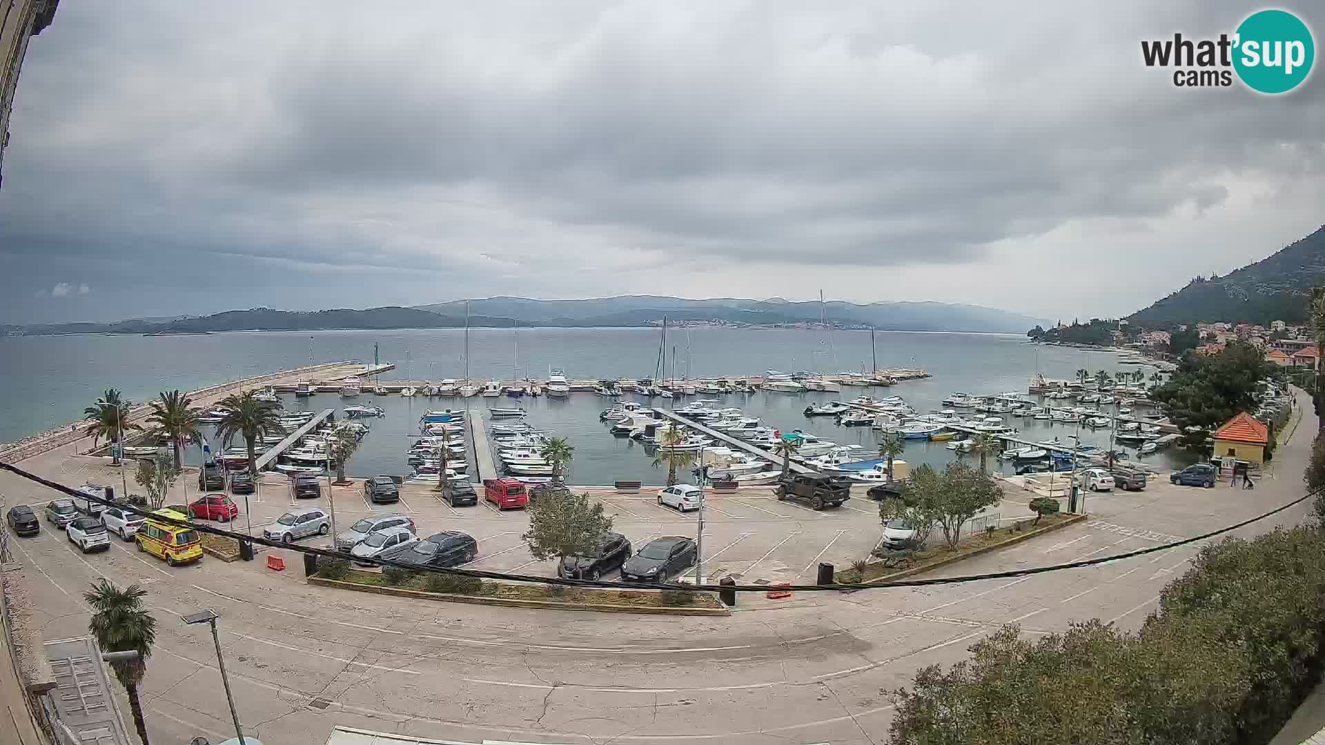 Webcam Orebić Riva – Ferry a Korčula en vivo