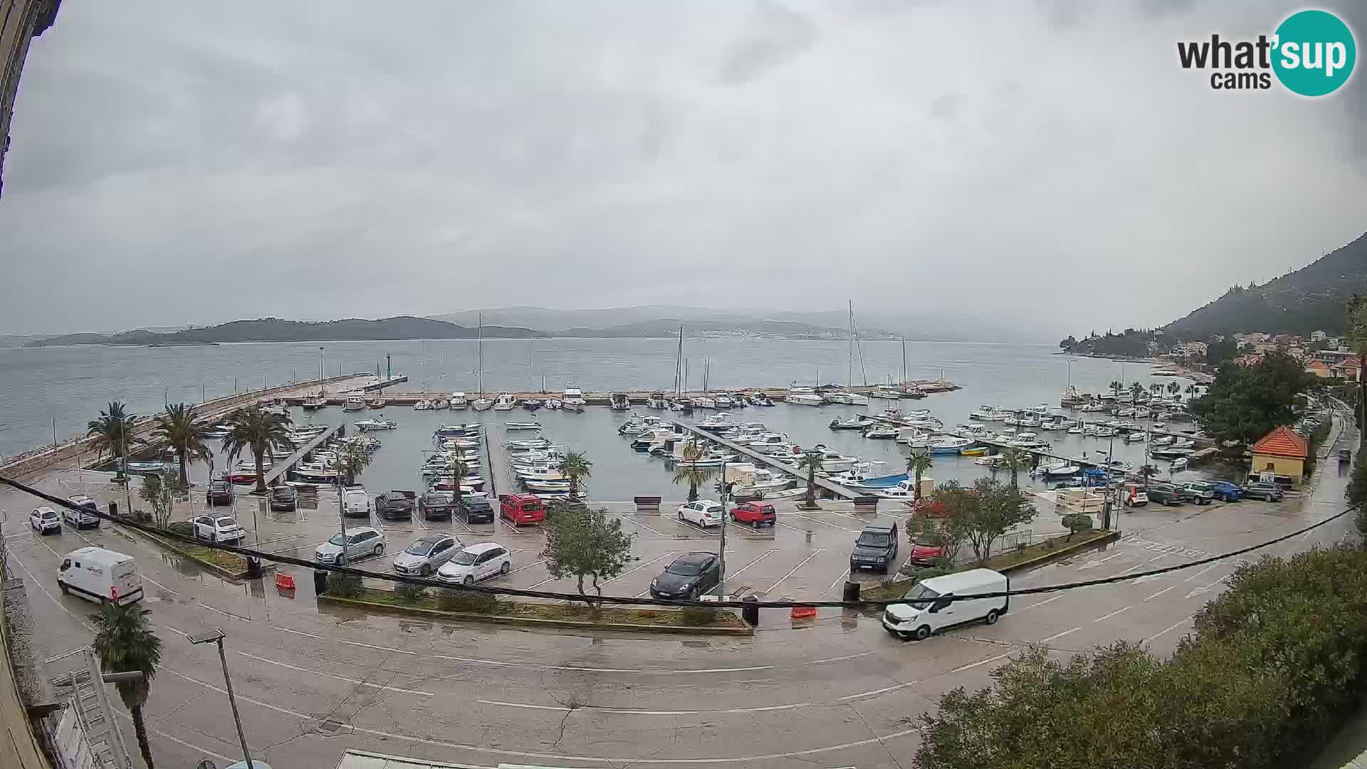 Webcam Orebić Riva – Ferry a Korčula en vivo