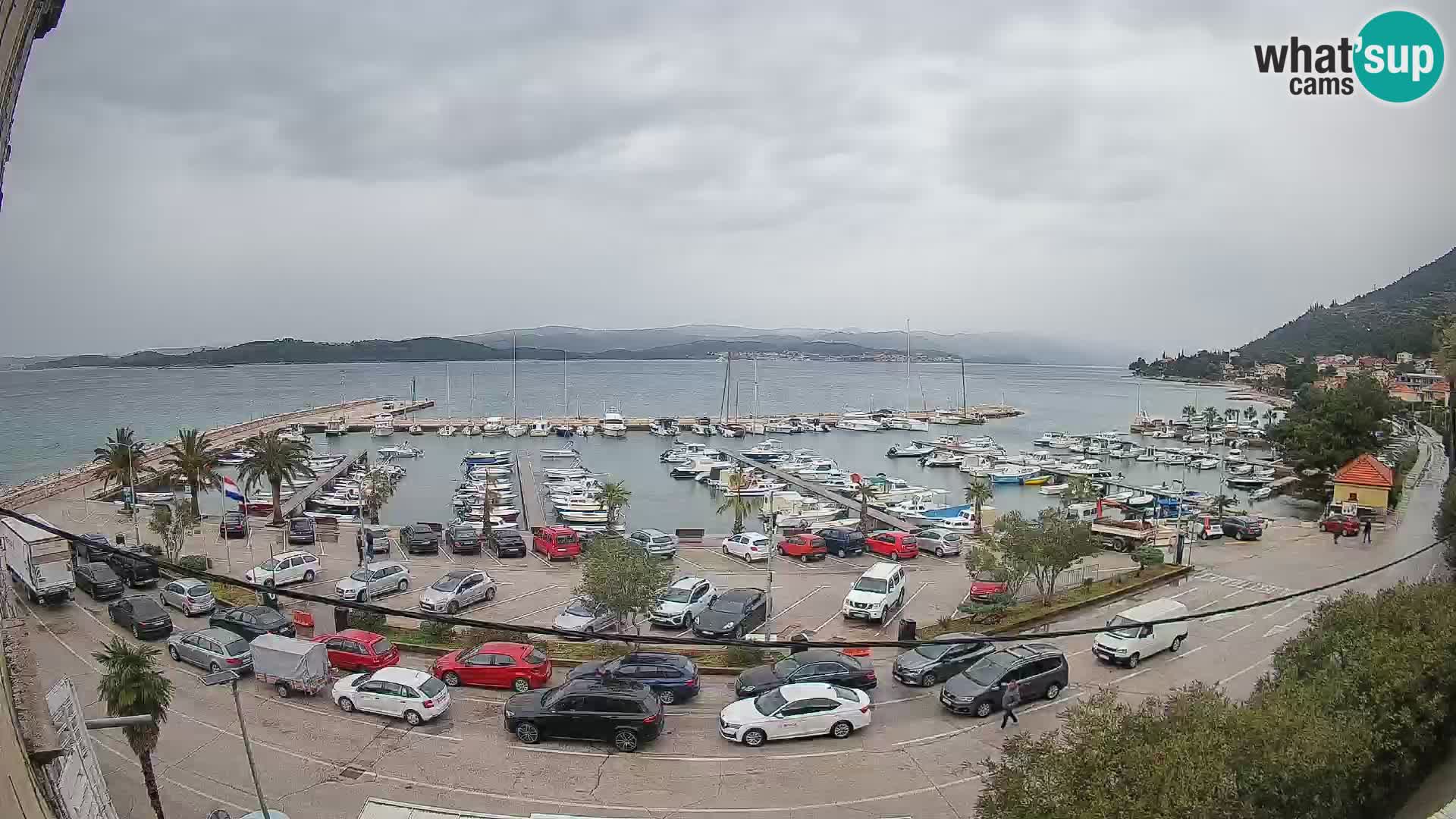 Webcam Orebić Riva – Ferry vers Korčula en direct