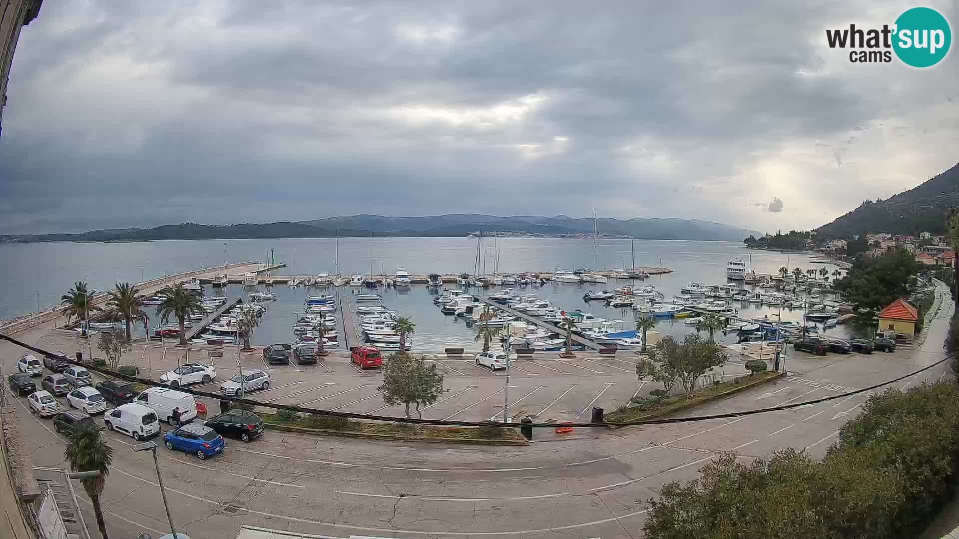 Webcam Orebić Riva – Ferry to Korčula Live