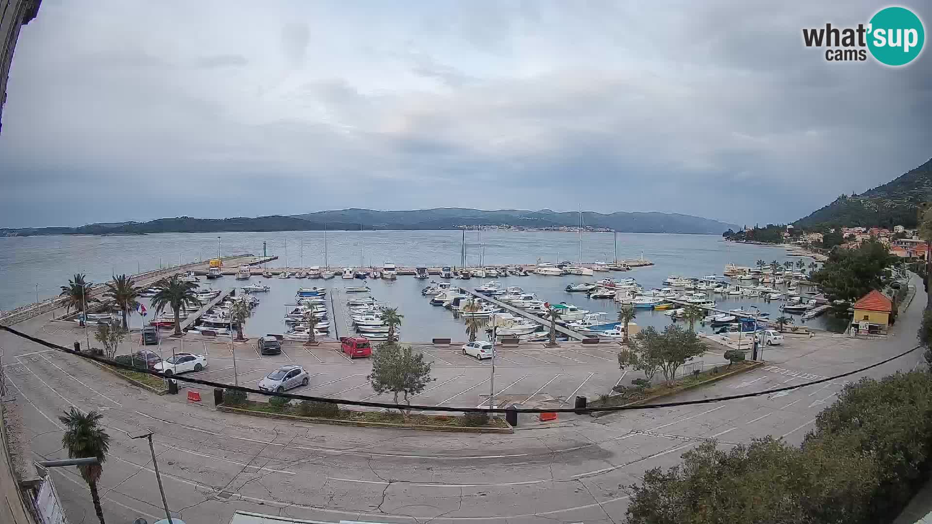 Webcam Orebić Riva – Ferry to Korčula Live