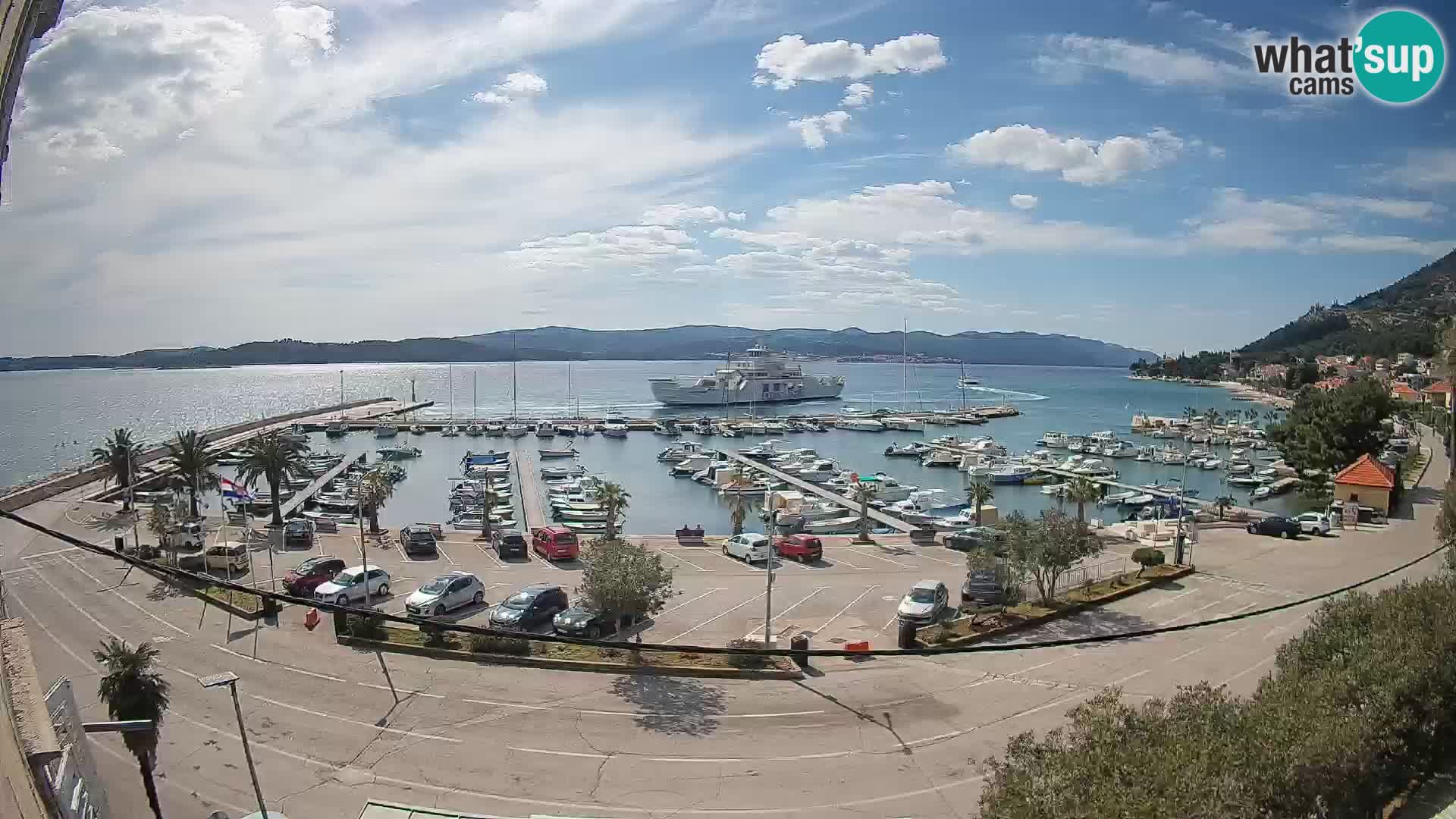 Webcam Orebić Riva – Ferry vers Korčula en direct