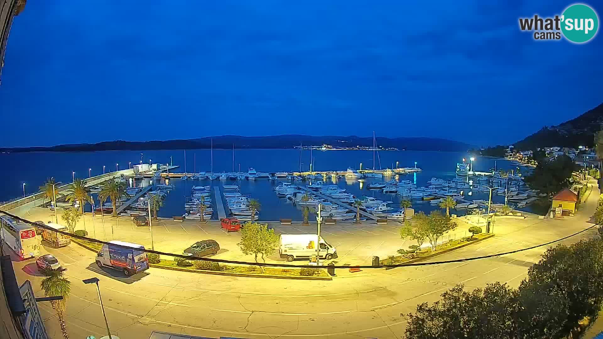 Webcam Orebić Riva – Ferry to Korčula Live