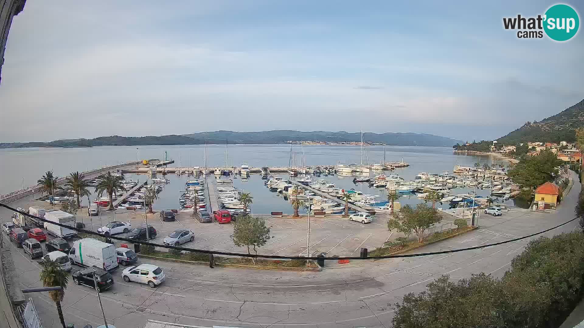 Webcam Orebić Riva – Ferry to Korčula Live