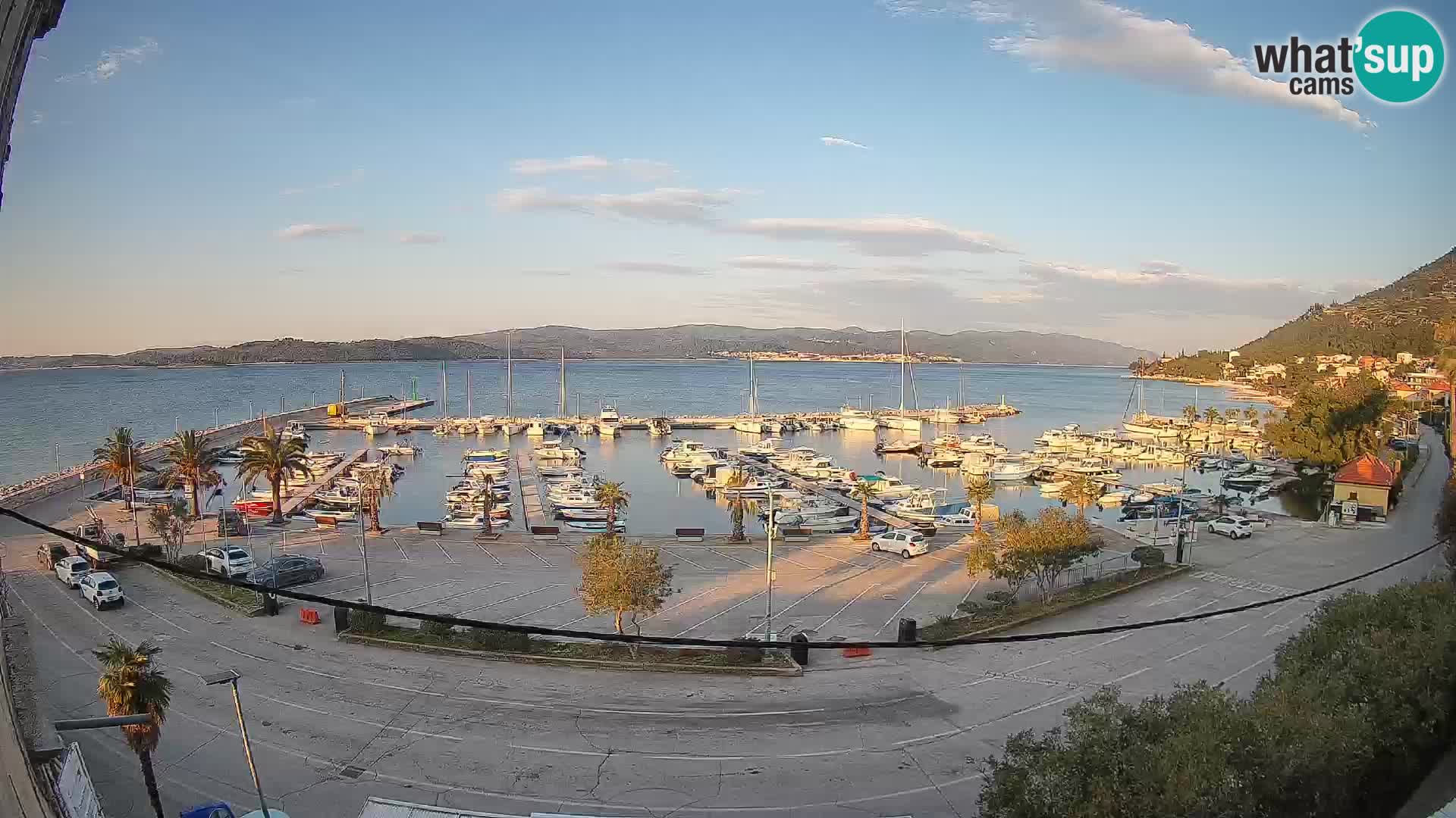 Webcam Orebić Riva – Ferry to Korčula Live