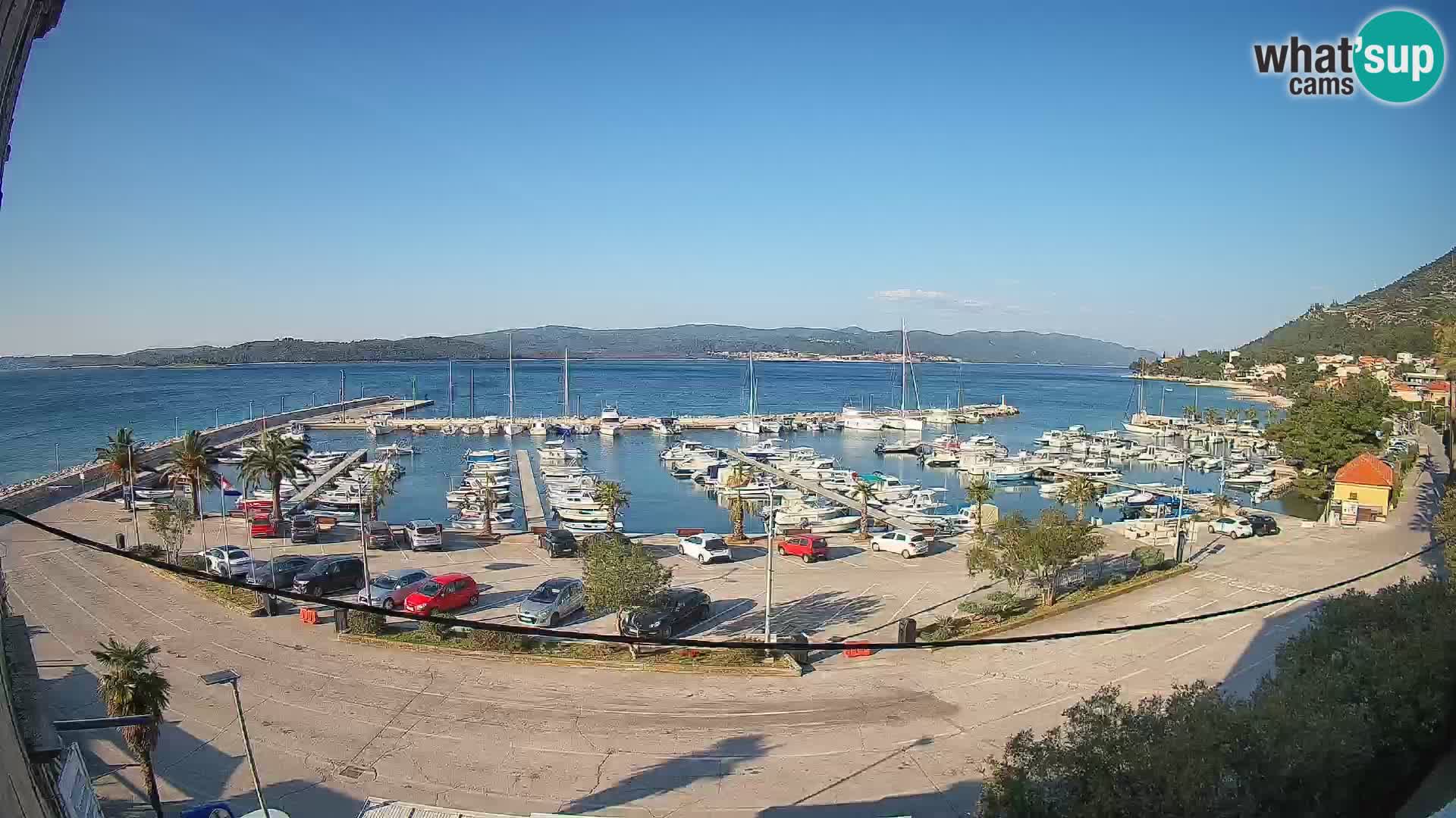 Webcam Orebić Riva – Ferry to Korčula Live