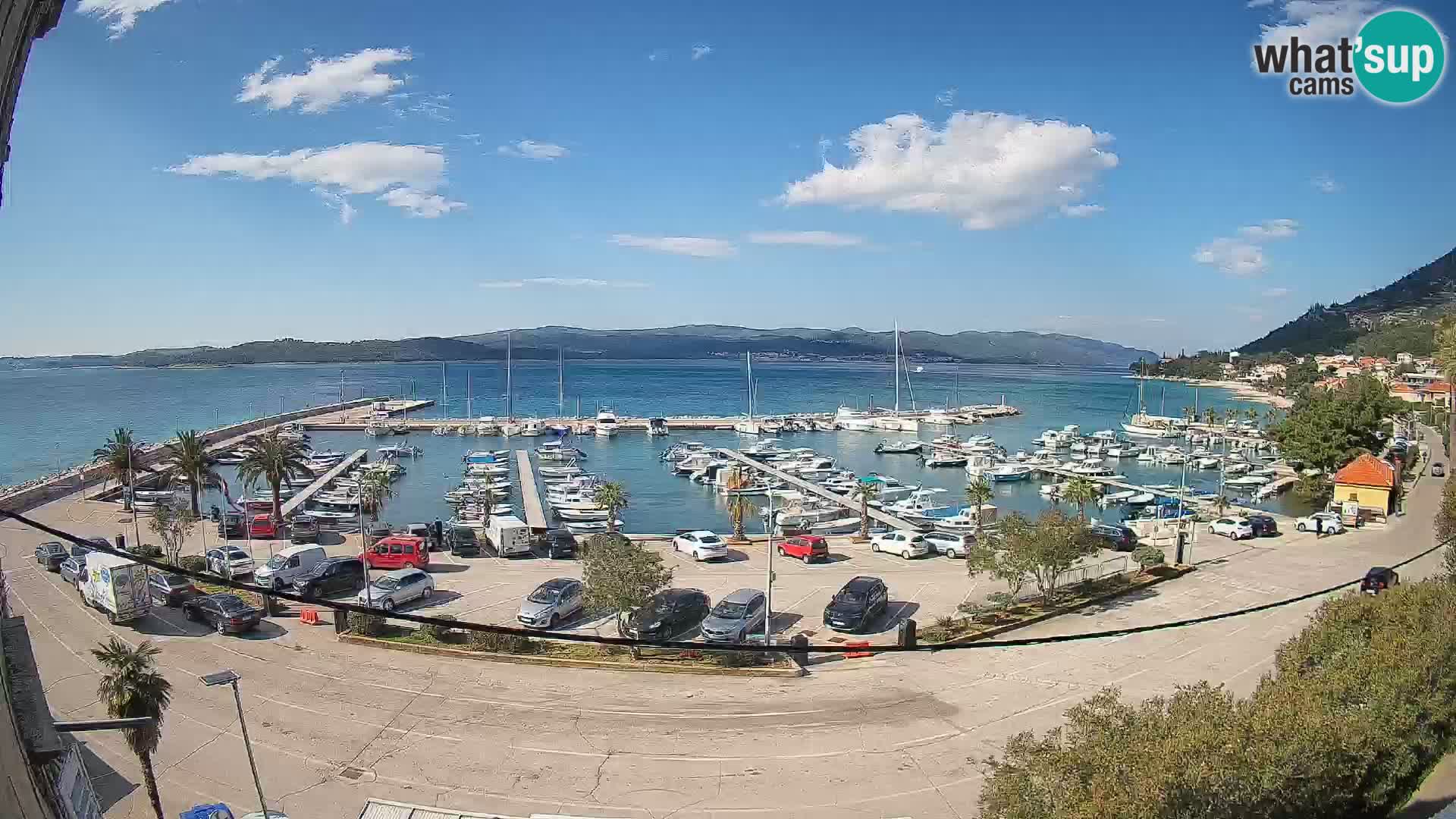 Webcam Orebić Riva – Ferry to Korčula Live
