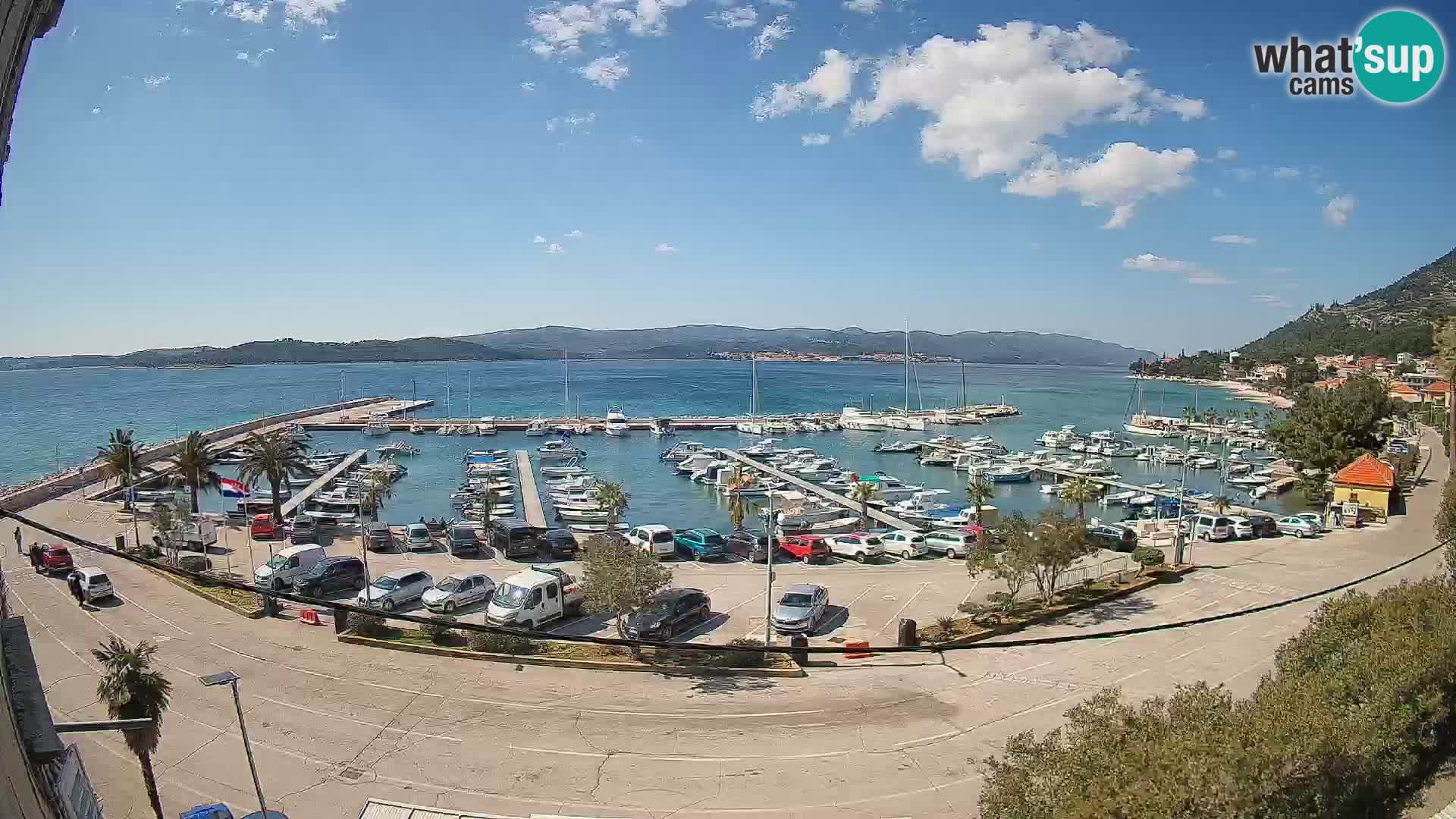 Webcam Orebić Riva – Ferry to Korčula Live