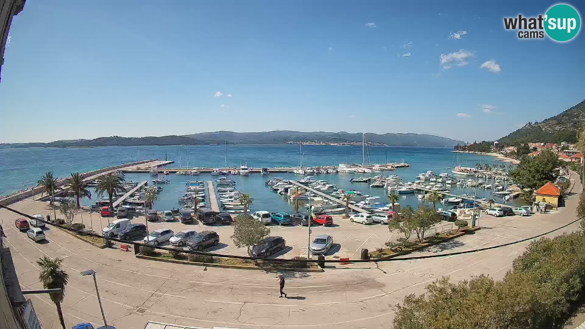 Webcam Orebić Riva – Ferry vers Korčula en direct