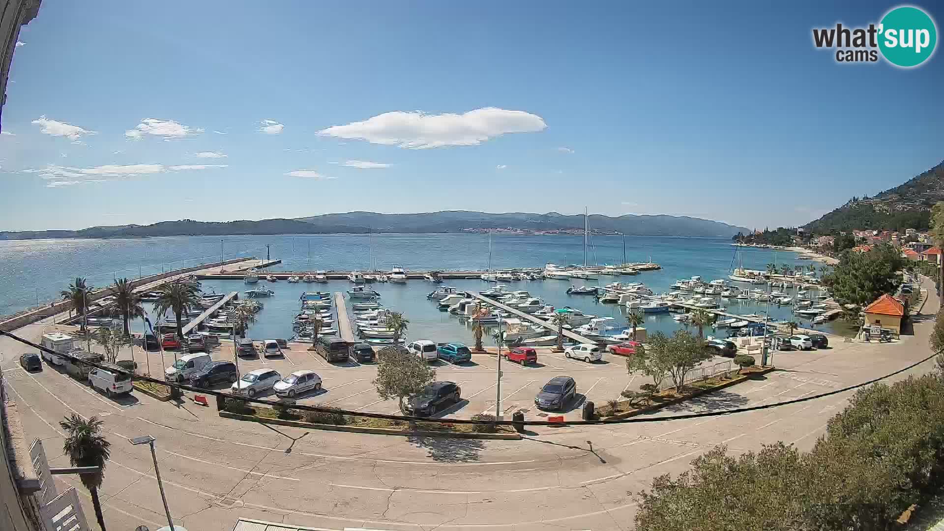 Webcam Orebić Riva – Ferry vers Korčula en direct