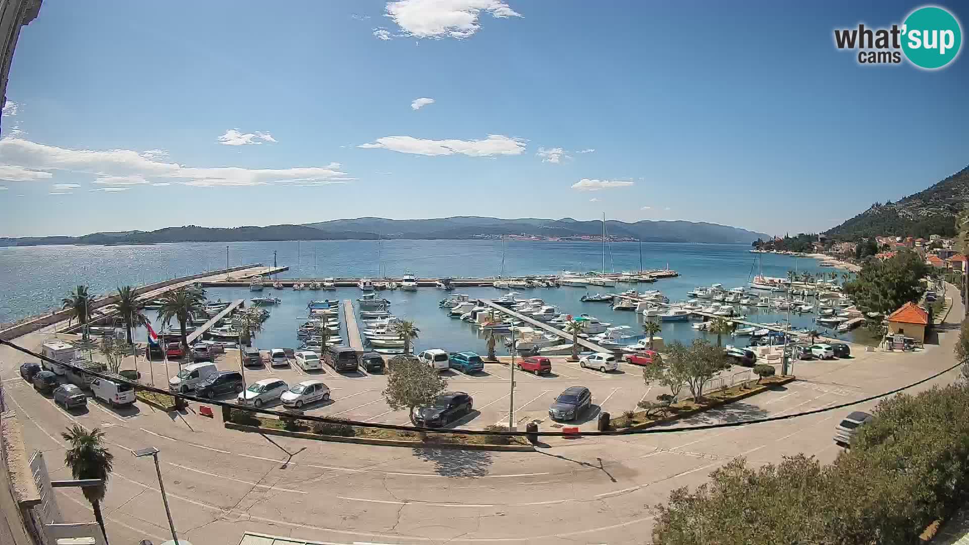 Webcam Orebić Riva – Ferry to Korčula Live