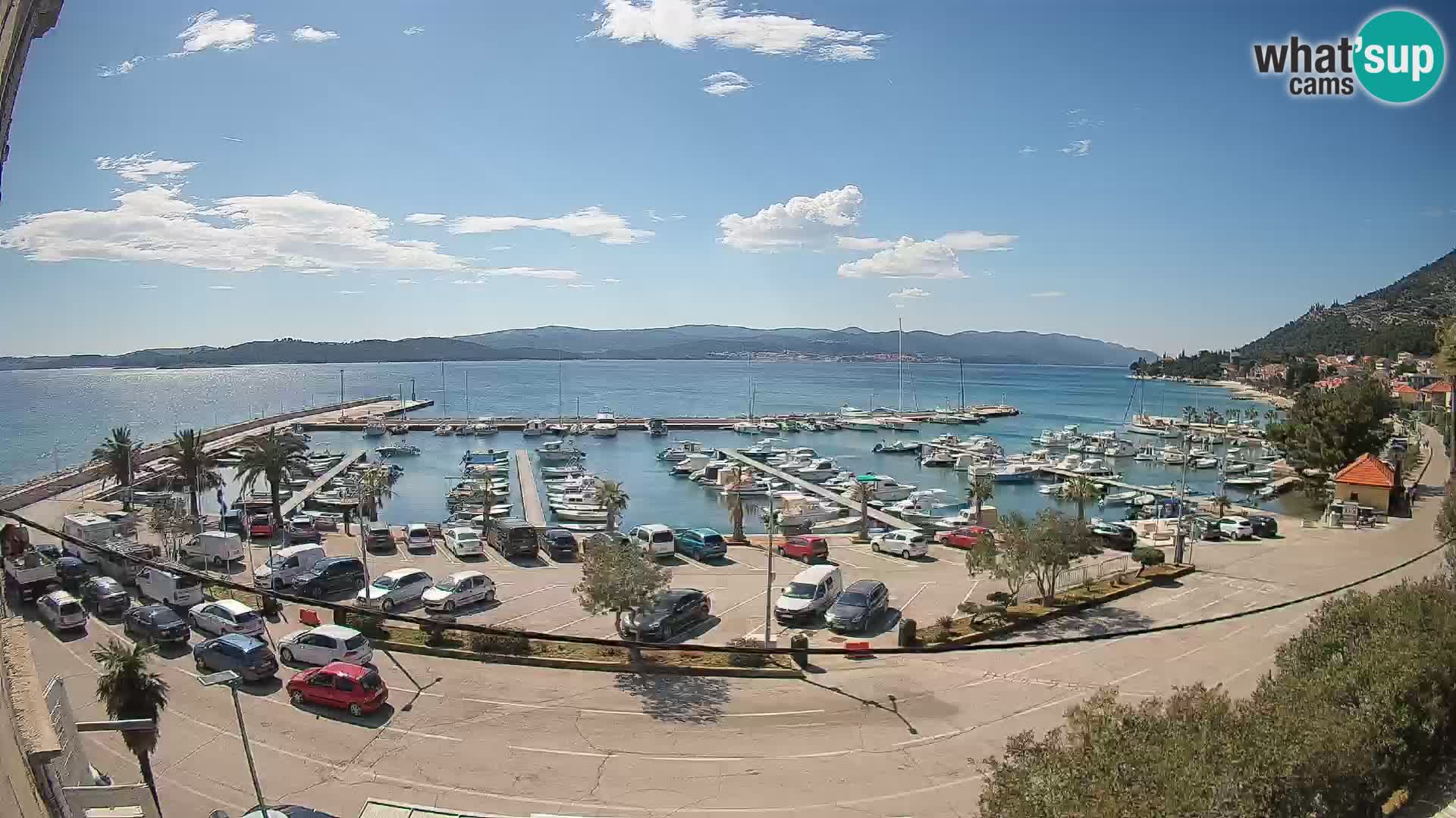 Web kamera Orebić Riva – Trajekt za Korčulu uživo