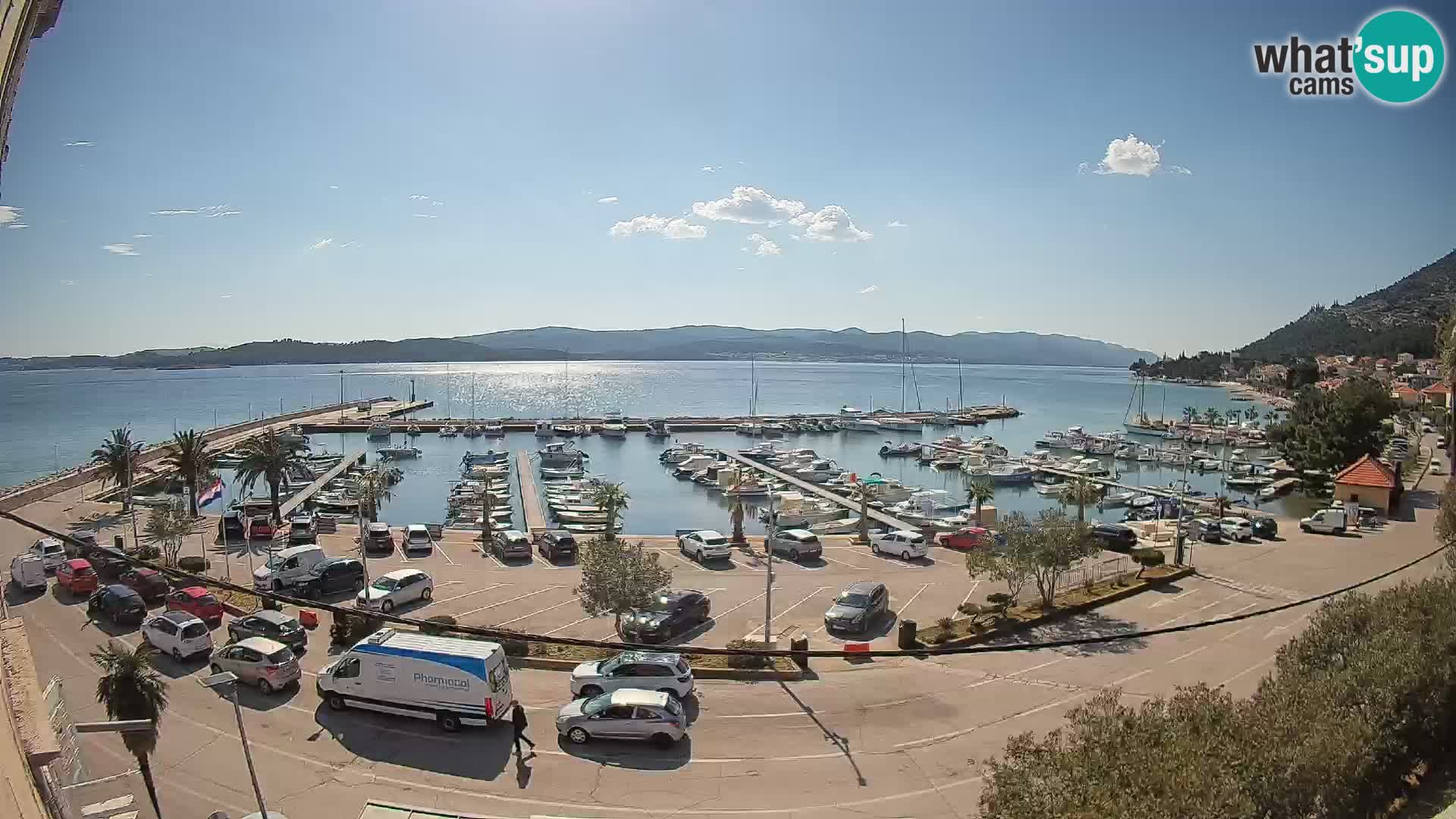Webcam Orebić Riva – Ferry vers Korčula en direct