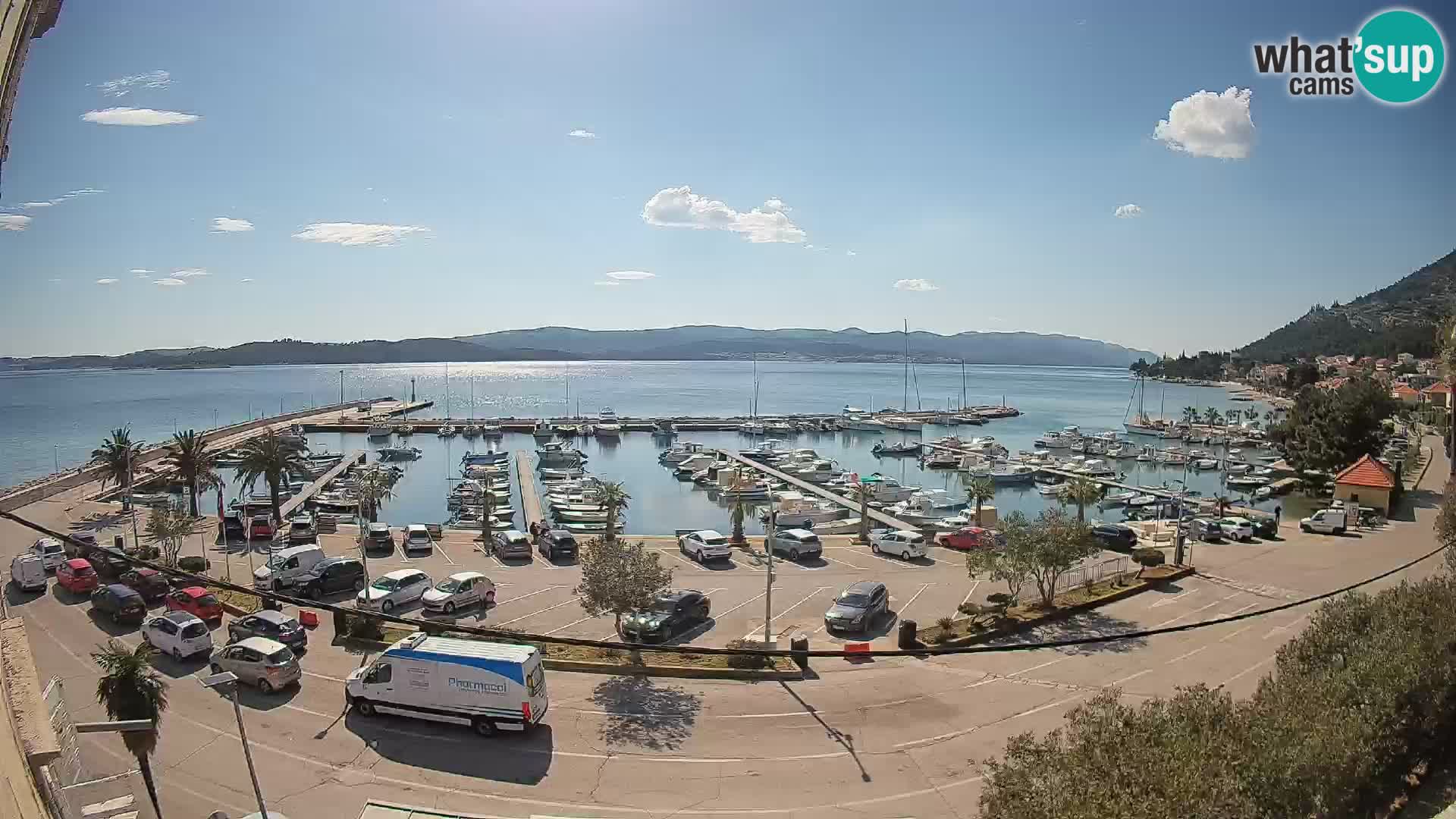 Webcam Orebić Riva – Ferry to Korčula Live