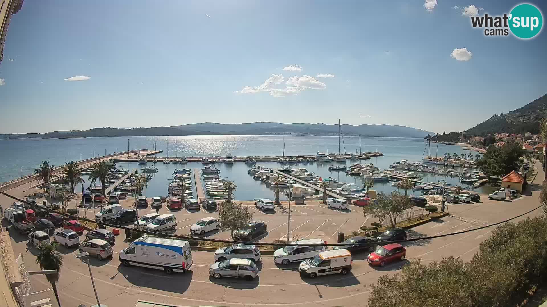 Web kamera Orebić Riva – Trajekt za Korčulu uživo