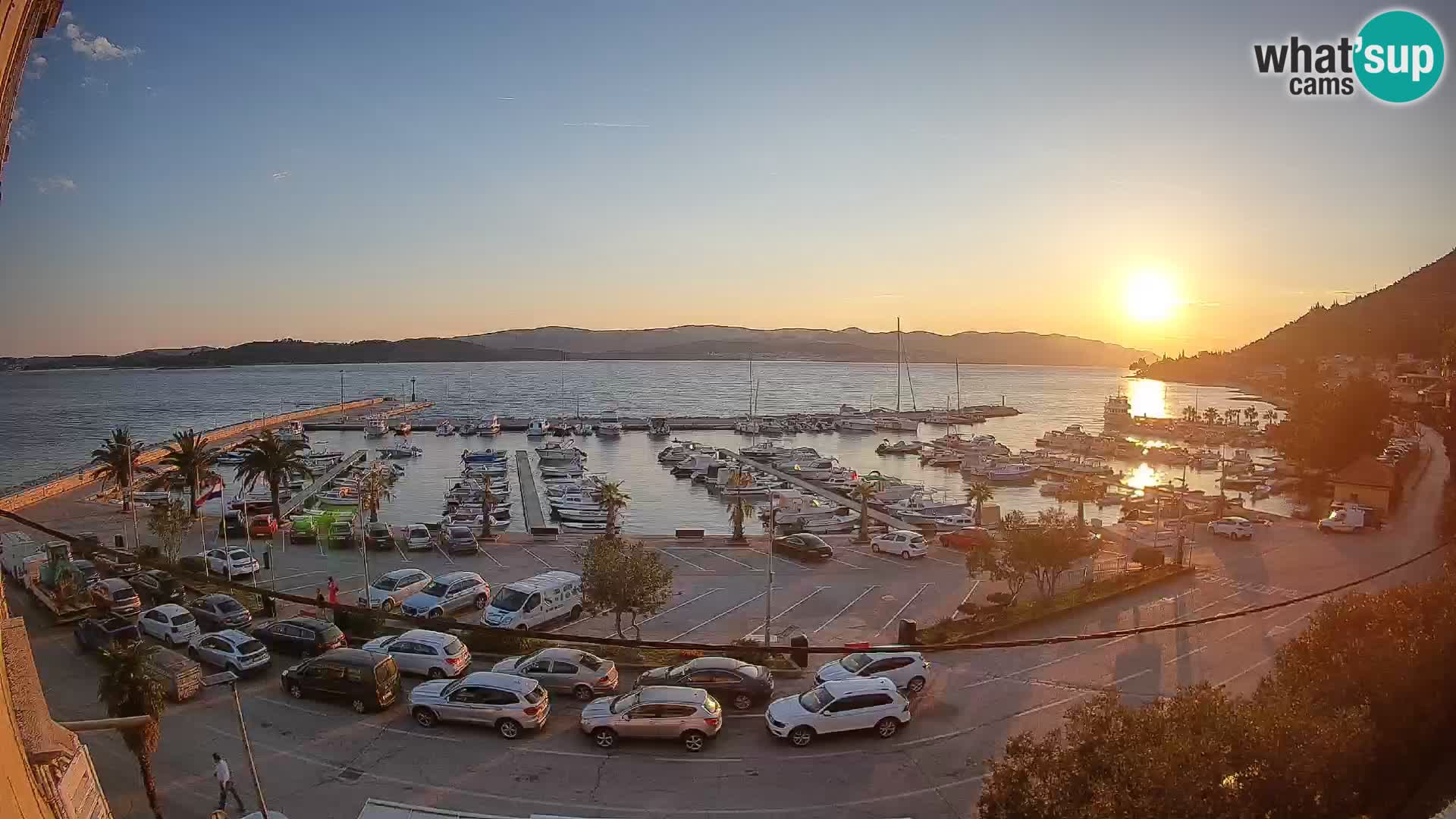 Webcam Orebić Riva – Ferry to Korčula Live