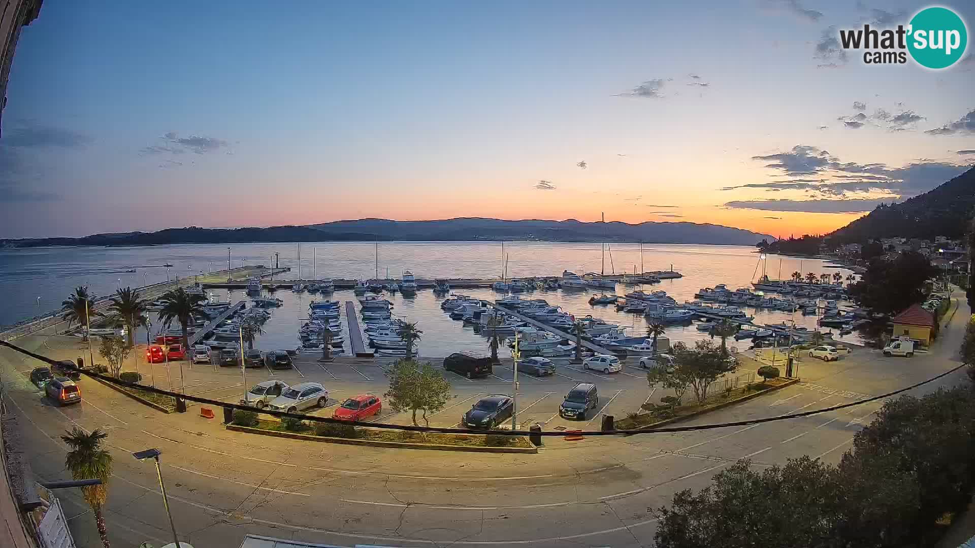Webcam Orebić Uferpromenade – Fähre nach Korčula Live