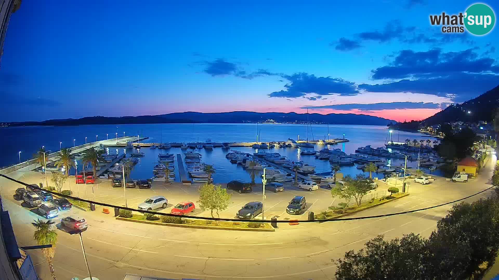 Webcam Orebić Riva – Ferry to Korčula Live
