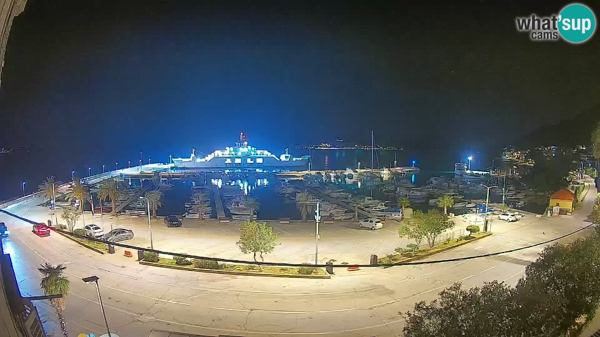 Webcam Orebić Uferpromenade – Fähre nach Korčula Live