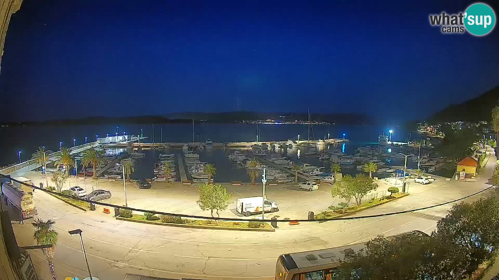 Webcam Orebić Riva – Ferry a Korčula en vivo
