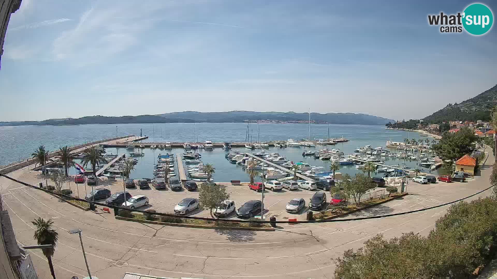 Webcam Orebić Riva – Ferry vers Korčula en direct