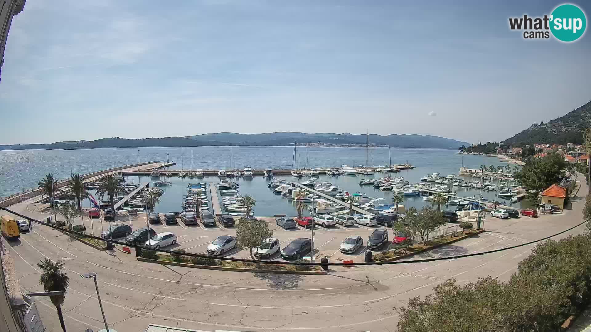 Webcam Orebić Riva – Ferry to Korčula Live