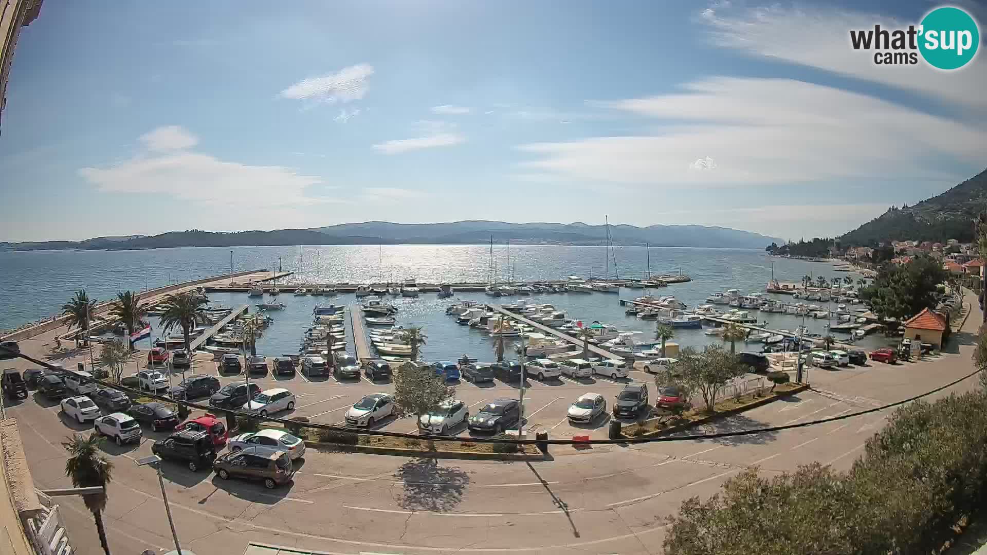 Webcam Orebić Riva – Ferry to Korčula Live