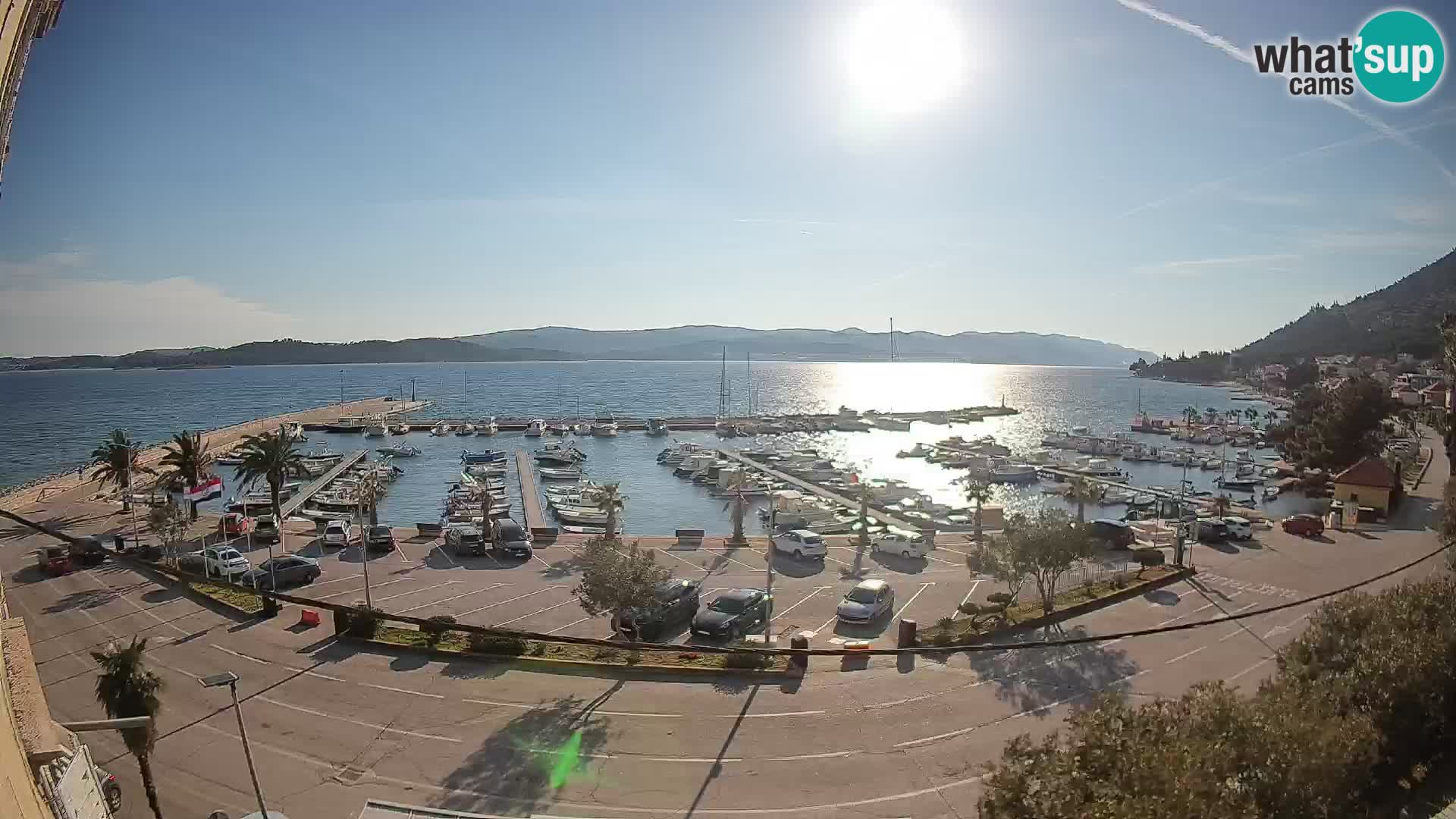 Webcam Orebić Riva – Ferry vers Korčula en direct