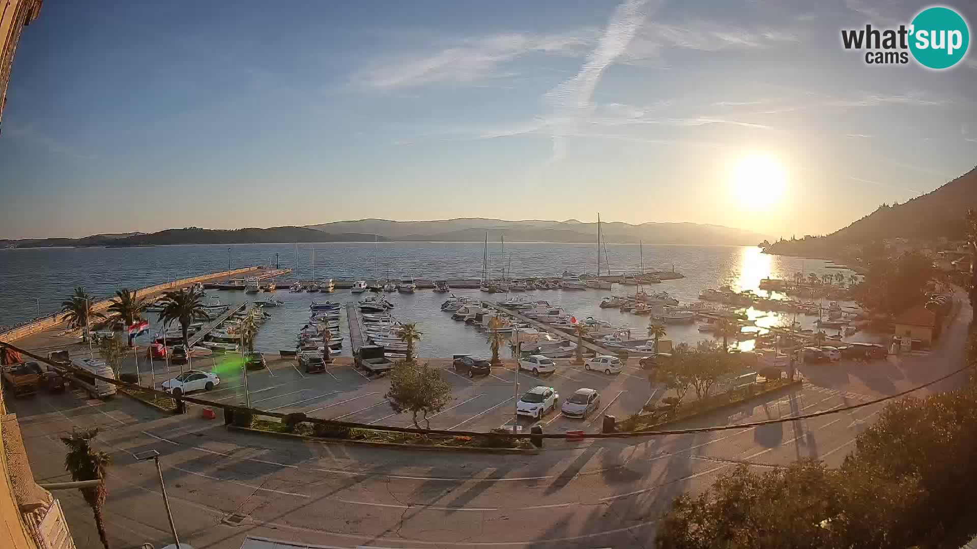 Webcam Orebić Riva – Ferry to Korčula Live
