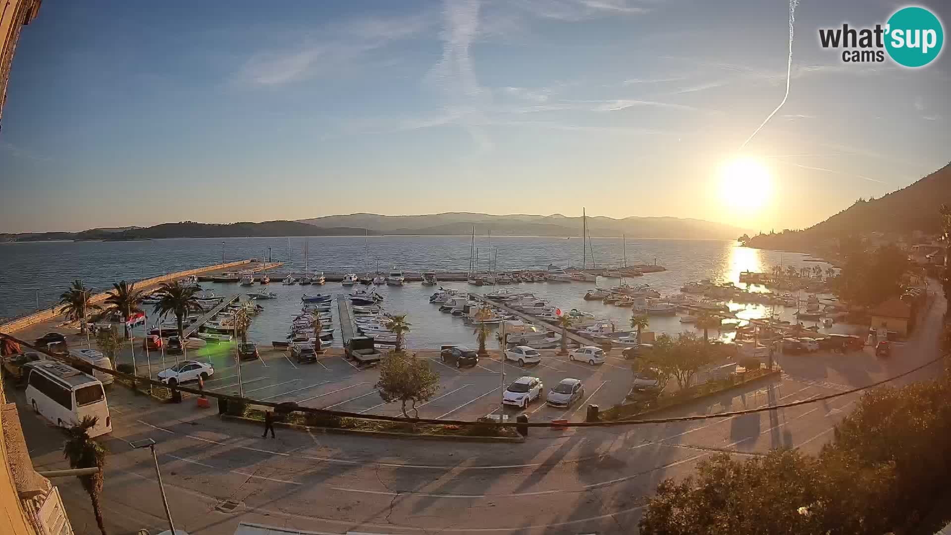 Webcam Orebić Riva – Ferry a Korčula en vivo